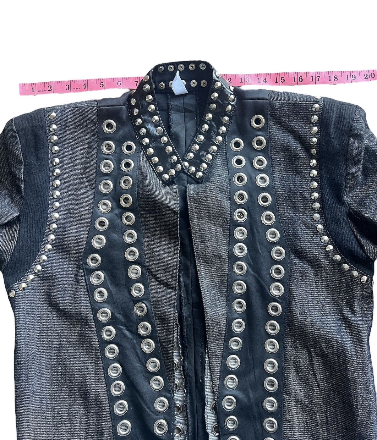 Vintage Vintage Tojo Denim Studded Custom Punk Beauty Beast Jacket Size US M / EU 48-50 / 2 - 15 Thumbnail