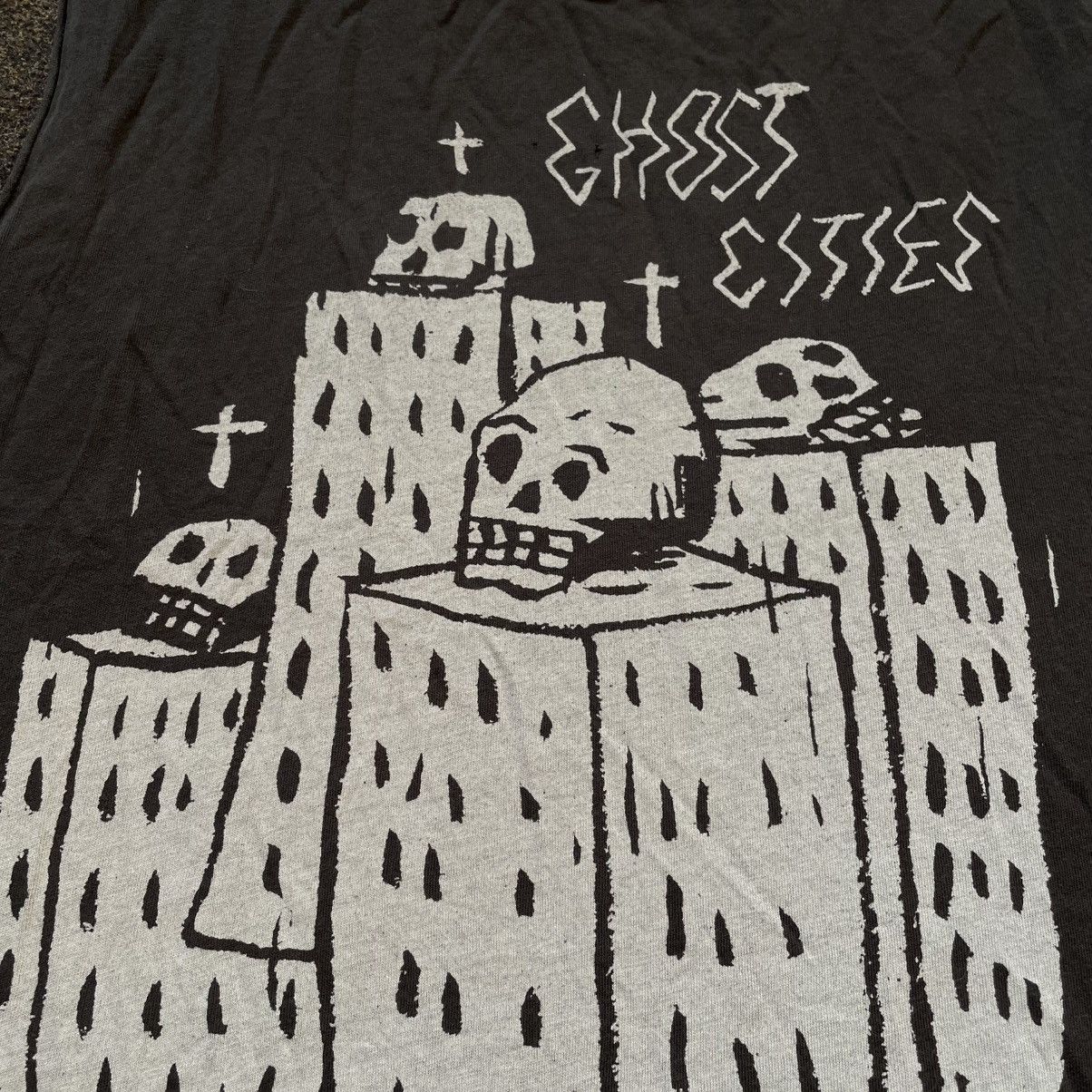 Band Tees Vintage 90s 666 Skulls Sexy Vamp Dead Face Horror Tee 90s Size US L / EU 52-54 / 3 - 4 Thumbnail