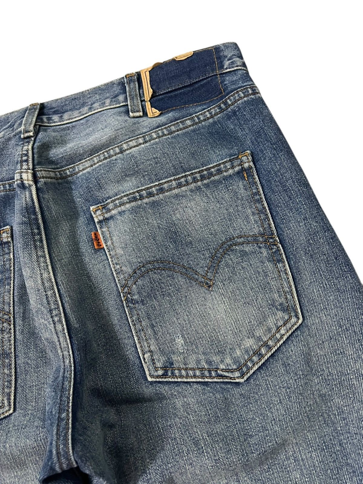 Levi's Vintage Levi’s 606 Big E Orange Tab Distress Jean Talon# Size US 34 / EU 50 - 18 Thumbnail