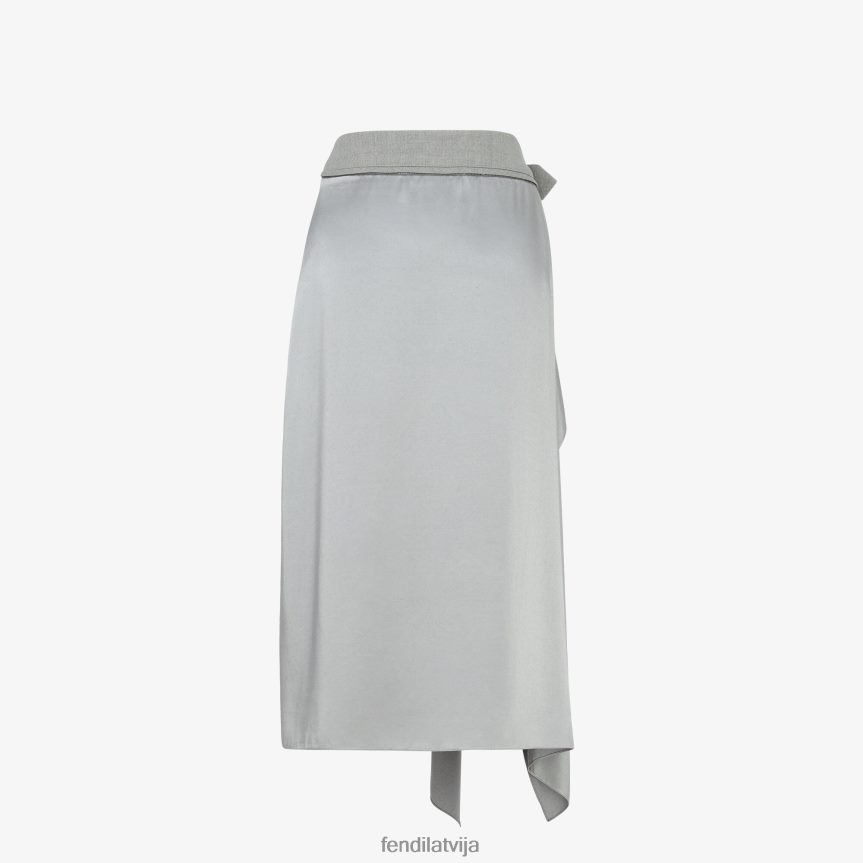 Fendi o1loc1c0824 Skirt in Grey Size 30" / US 8 / IT 44 - 2 Thumbnail