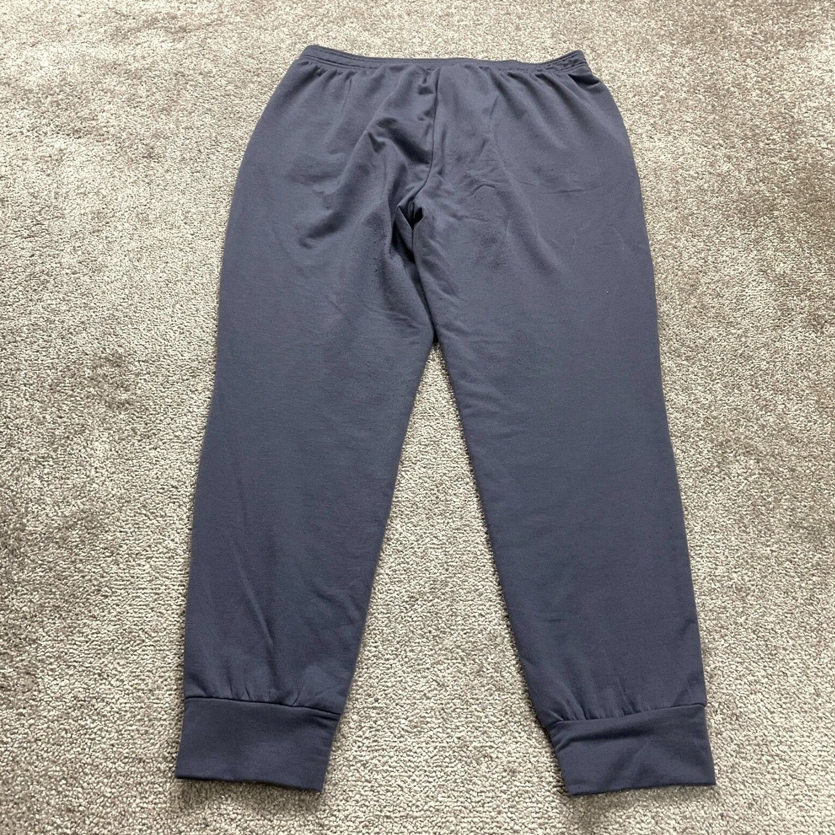 Eddie Bauer VINTAGE Eddie Bauer Lounge SweatPants Womens Large Blue Tapered Pull On Casual 34x28.5 Size 36" / US 14 / IT 50 - 2 Thumbnail