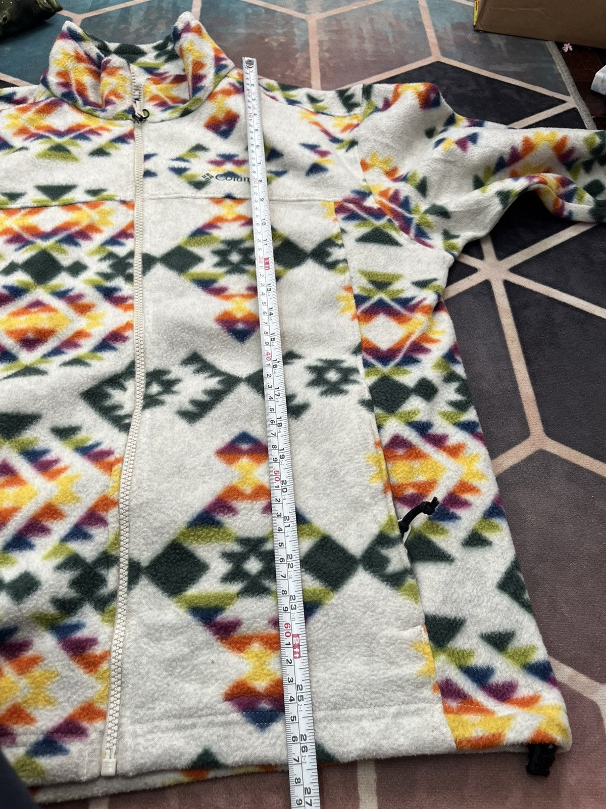 Columbia 💥 Columbia Navajo Aztec Tribal Motive Fullprinted Fleece Size US M / EU 48-50 / 2 - 21 Thumbnail