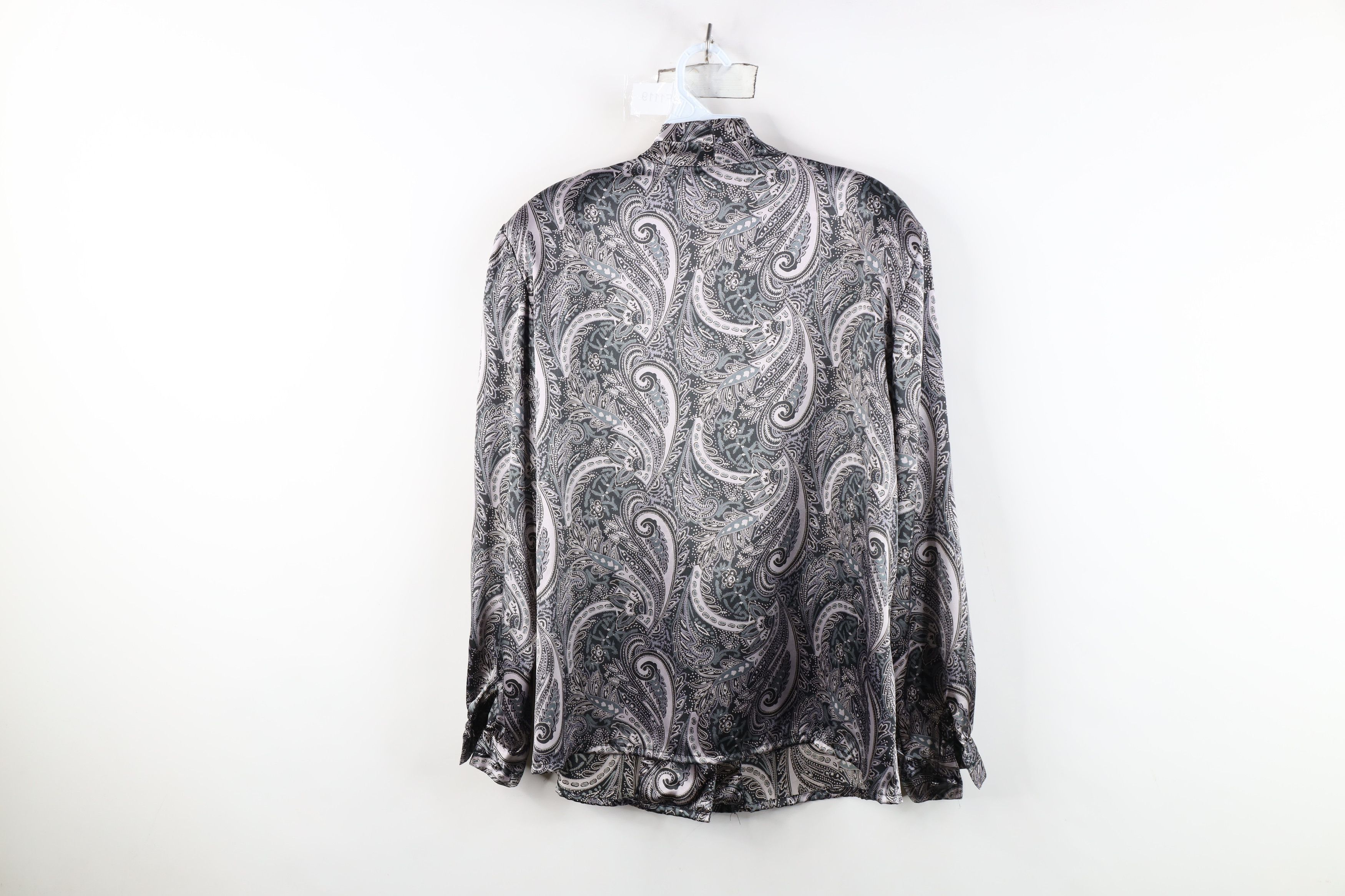 Vintage Vintage 80s 90s Streetwear Paisley Blazer Shirt Jacket USA Size XL / US 12-14 / IT 48-50 - 11 Thumbnail