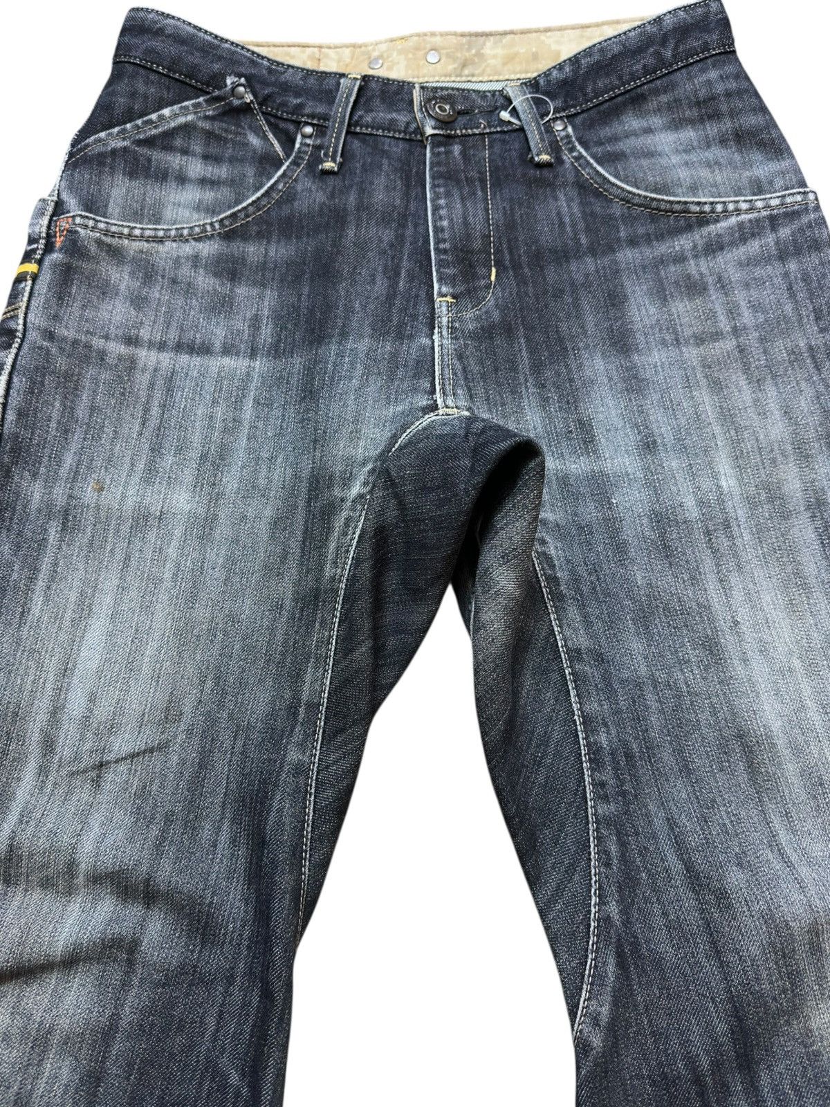 Edwin Vintage Edwin E-Function Curve Leg Grunge Denim Size US 29 - 2 Thumbnail