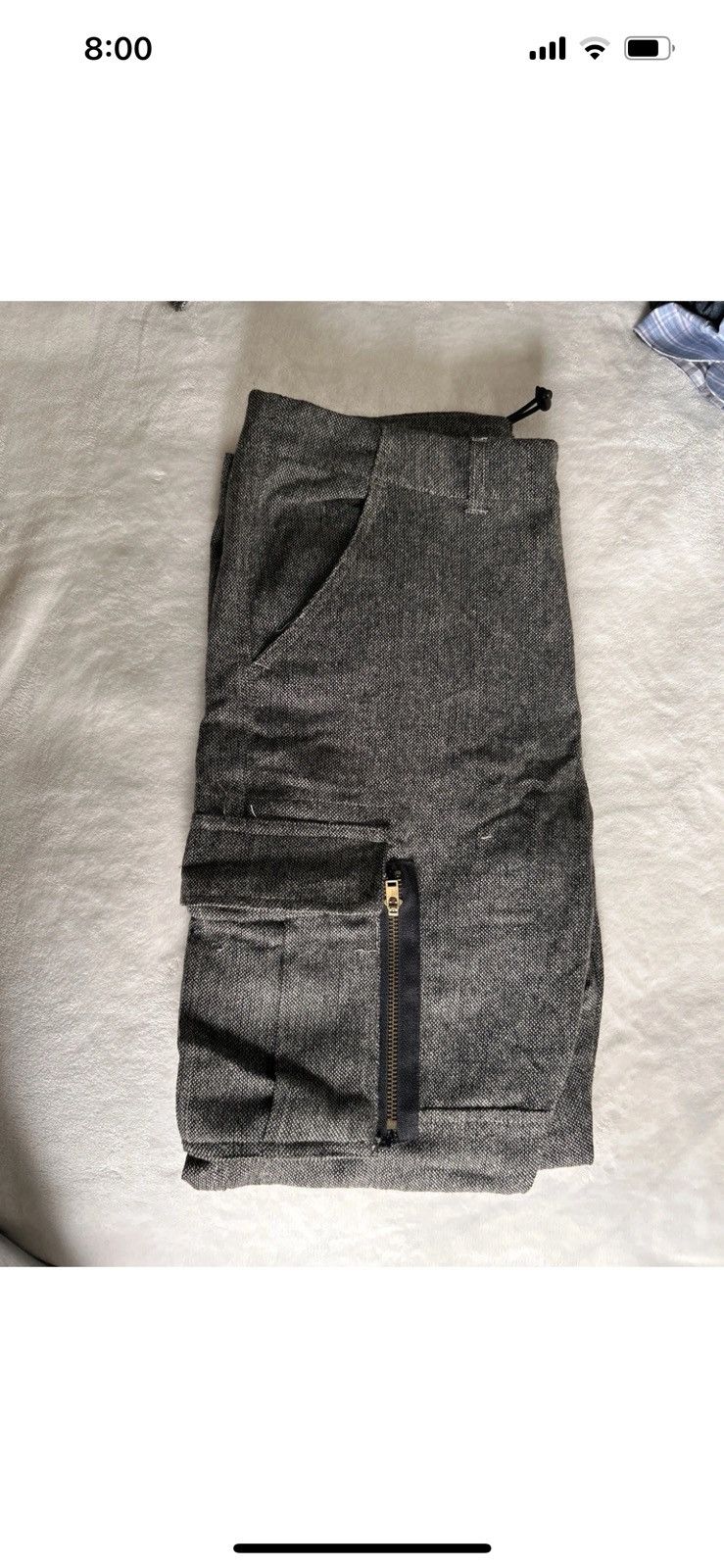 Richie Le Collection Richie Le Cargos RLC-430 Size 30 Textured Utility Zip Pocket Size US 30 / EU 46 - 4 Thumbnail