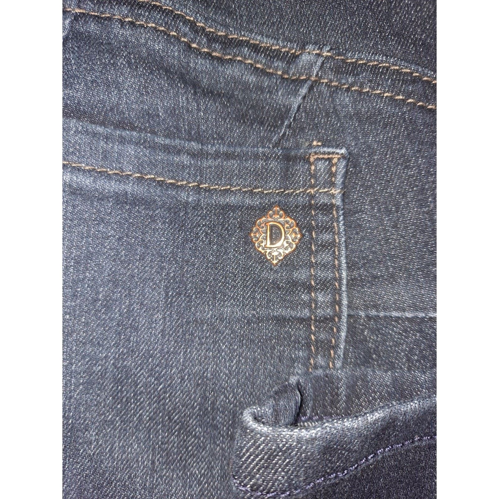 Other Democracy Ab'solution Jeans Dark Wash Denim Stretch Size 10 Size 32" / US 10 / IT 46 - 2 Thumbnail