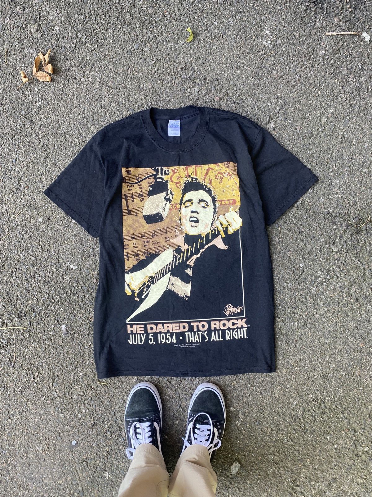 Vintage 2003 Elvis Presley 50th Anniversary T Shirt