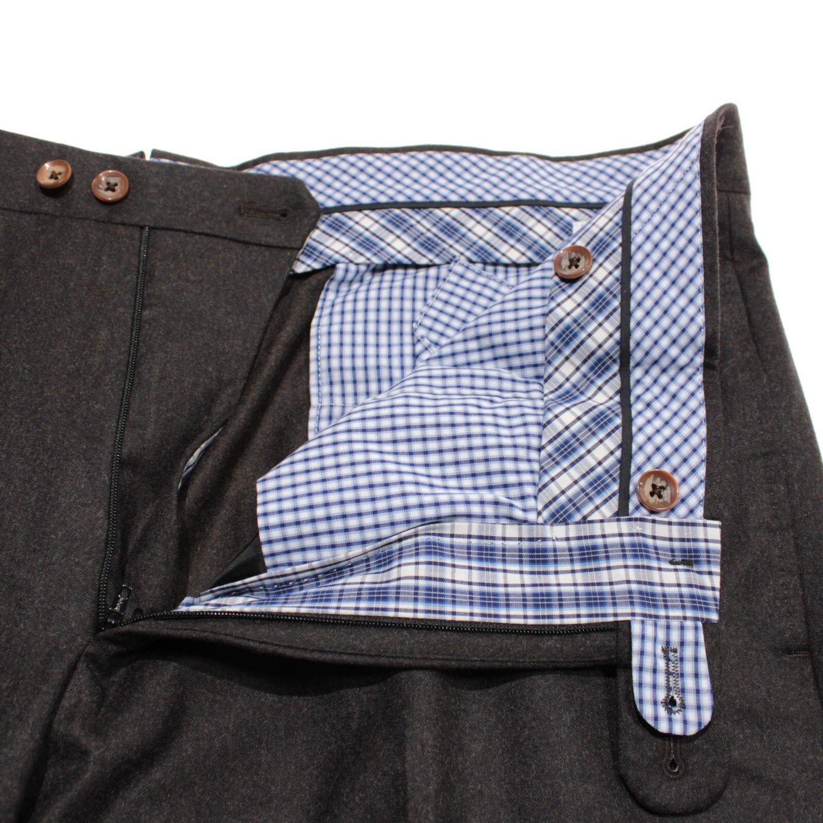 Other Valentini New with tags Dress Pants Size 40 US In Brown Size US 40 / EU 56 - 3 Thumbnail