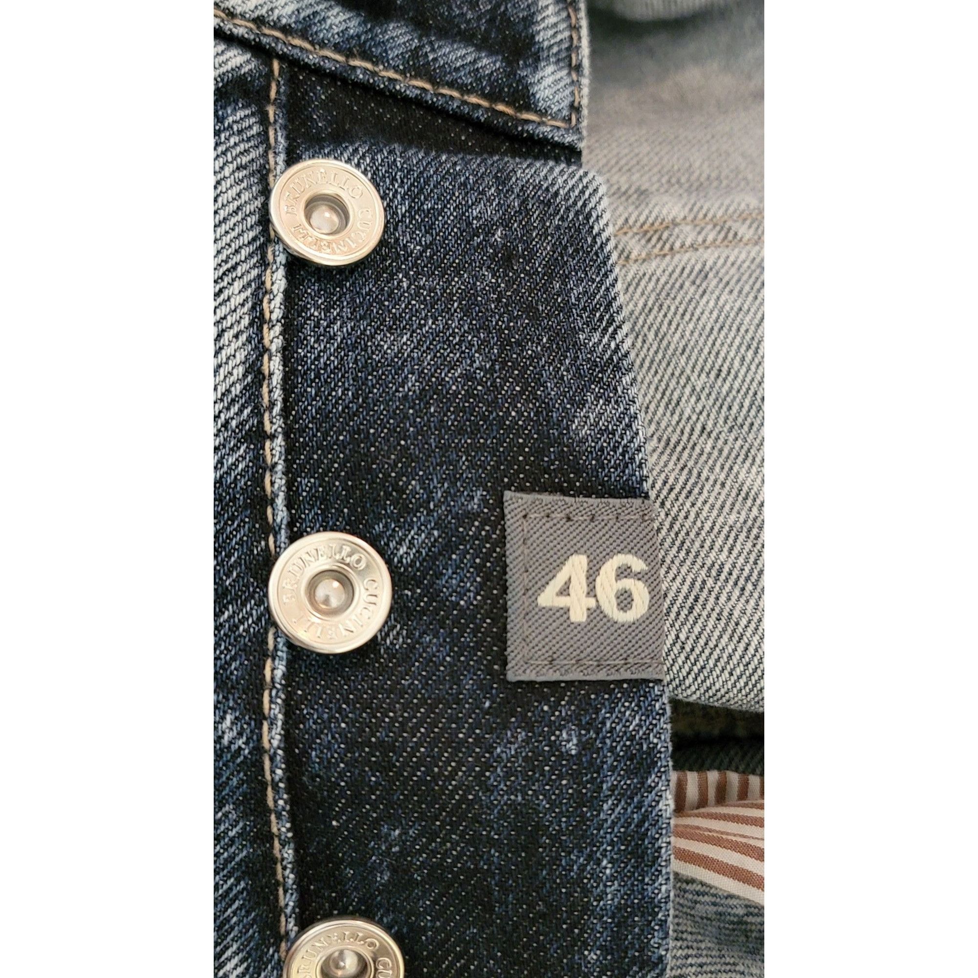 Brunello Cucinelli Brunello Cucinelli Men’s Acid Wash Jeans - Size IT 46 (US 32 Size US 32 / EU 48 - 10 Thumbnail