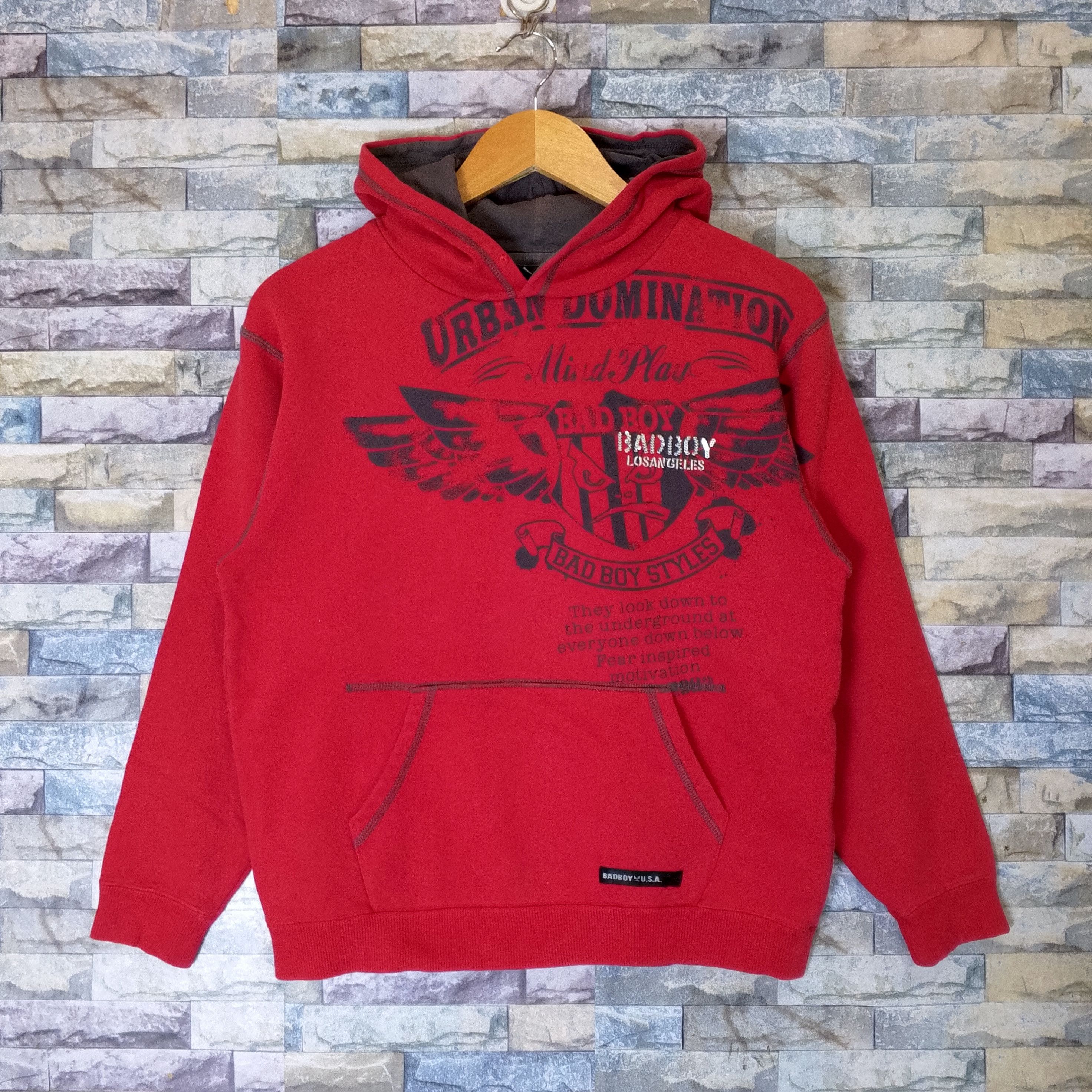 If Six Was Nine Bad boy Poem Pullover Hoodie Ed Hardy LGB Style Size US S / EU 44-46 / 1 - 1 Thumbnail