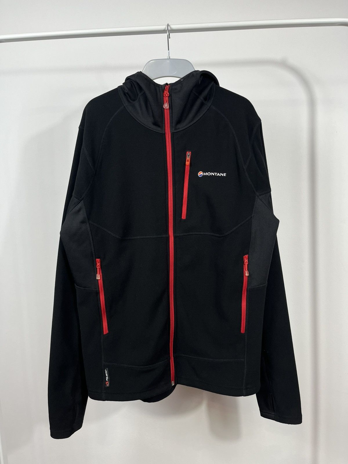 Montane Montane Polartec Black Softshell Hoodie Jacket Size L Size US L / EU 52-54 / 3 - 1 Thumbnail