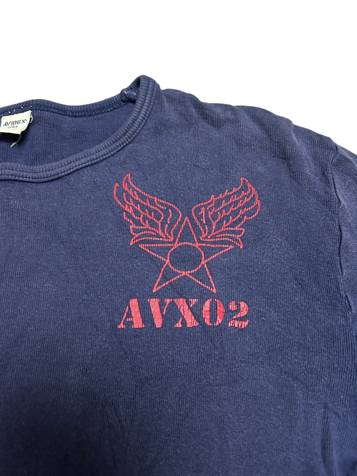 Avirex × Vintage Vintage Avirex AVX 02 Tee Size US M / EU 48-50 / 2 - 2 Thumbnail