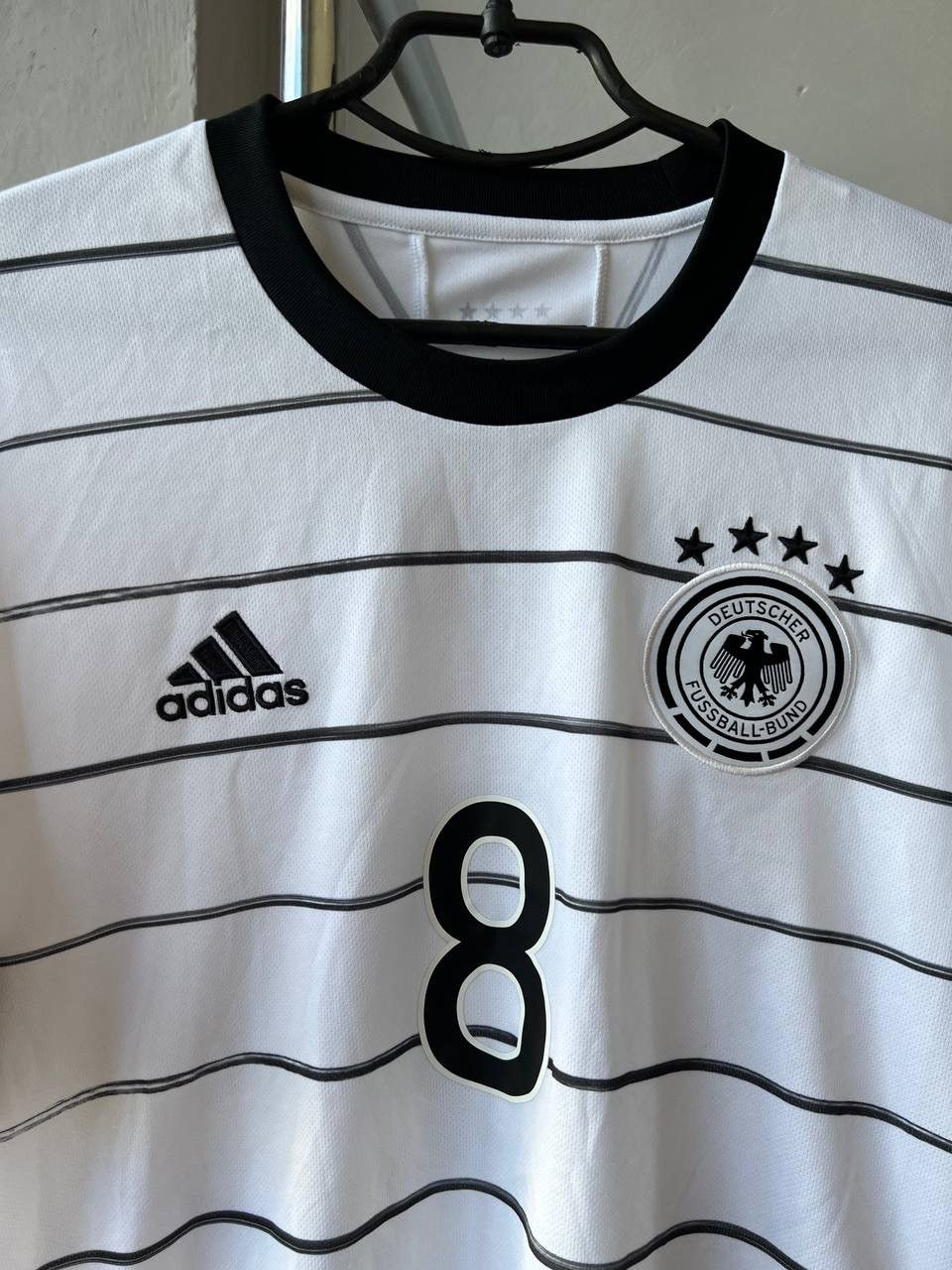 Adidas 2019/21 GERMANY TEAM #8 KROOS HOME SOCCER FOOTBALL JERSEY L Size US L / EU 52-54 / 3 - 4 Thumbnail