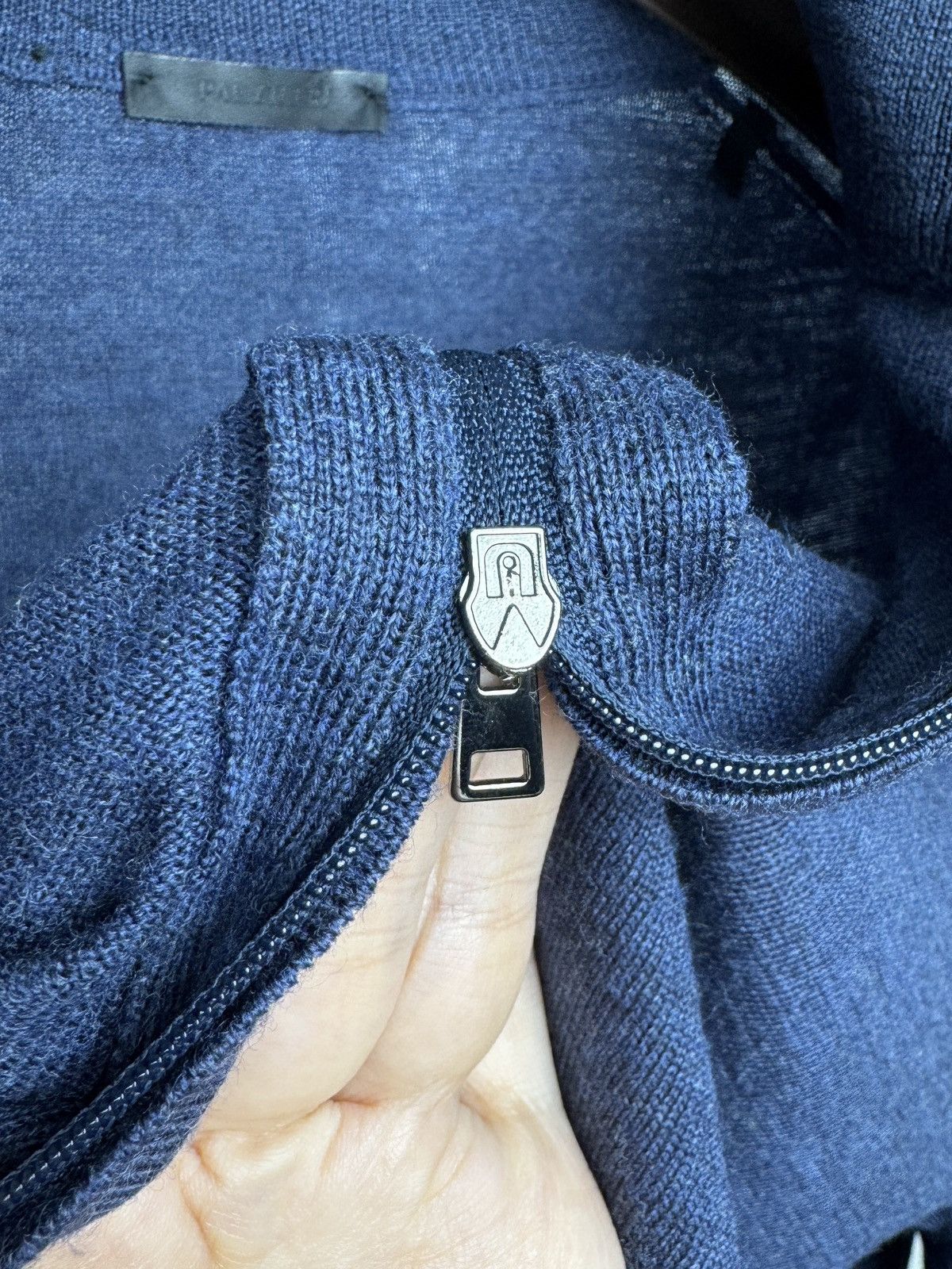 Pal Zileri Pal Zileri 1/3 zip pure wool pullover sweater Size US M / EU 48-50 / 2 - 9 Thumbnail