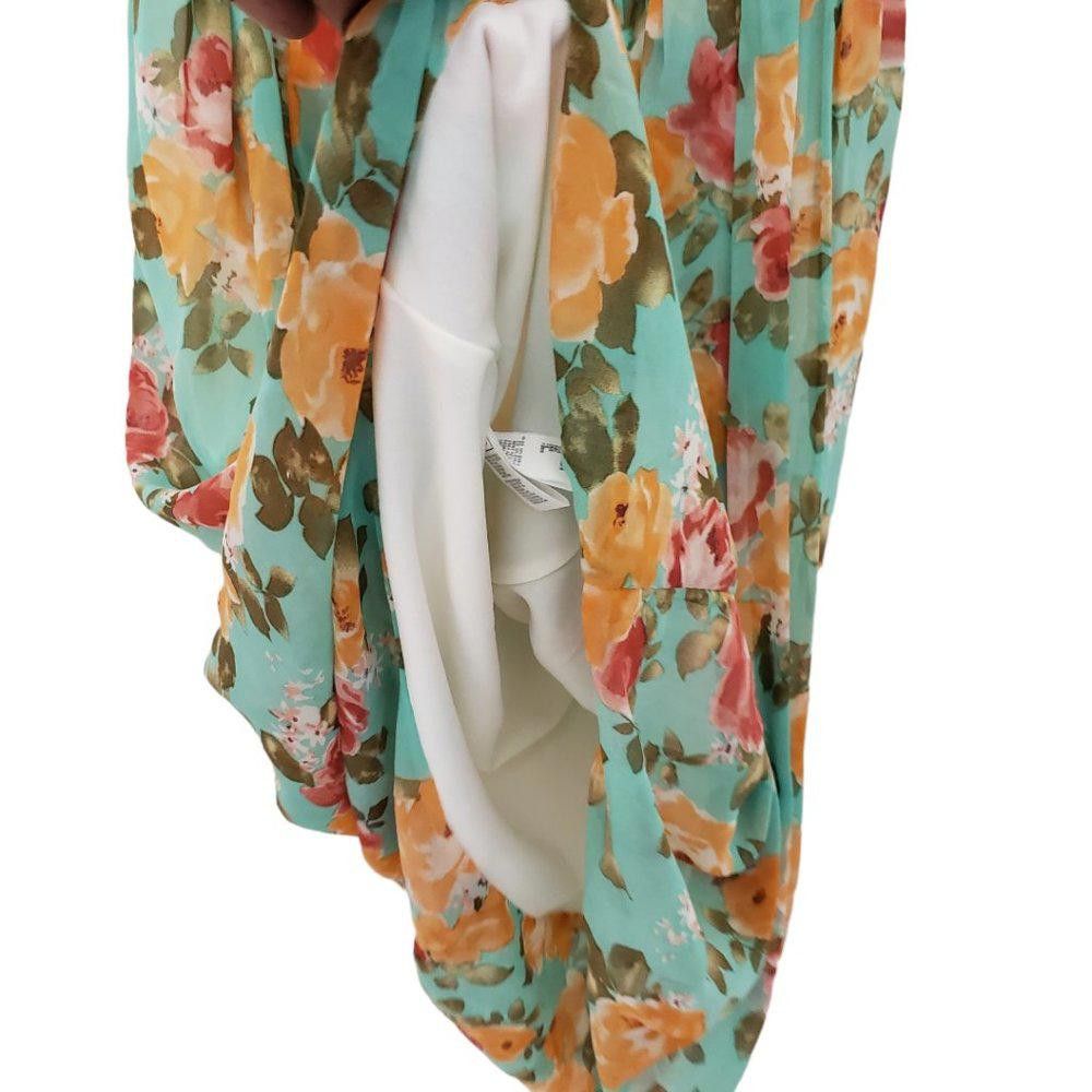 Forever 21 CT196a Juniors Forever 21 Strapless Floral Lined top M/M Size M / US 6-8 / IT 42-44 - 6 Thumbnail