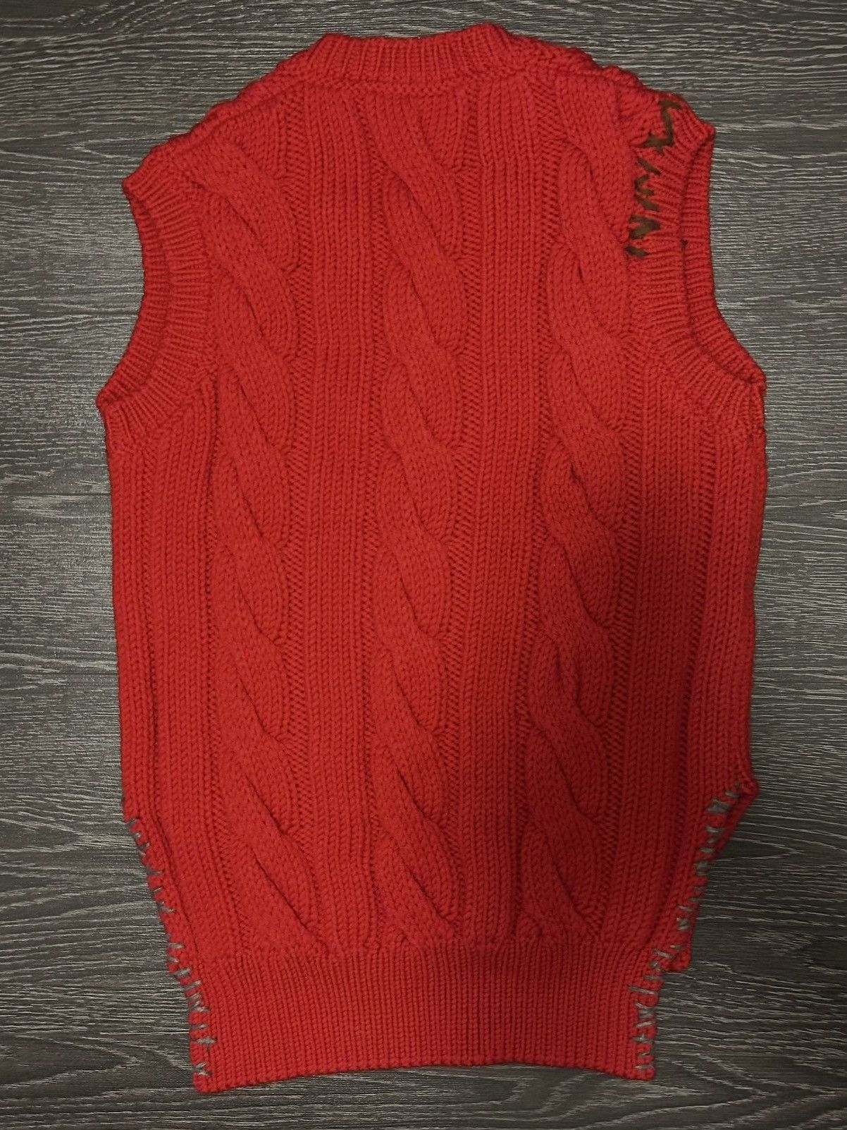 Marni Marni Cable Knit Wool Vest Size US M / EU 48-50 / 2 - 5 Thumbnail