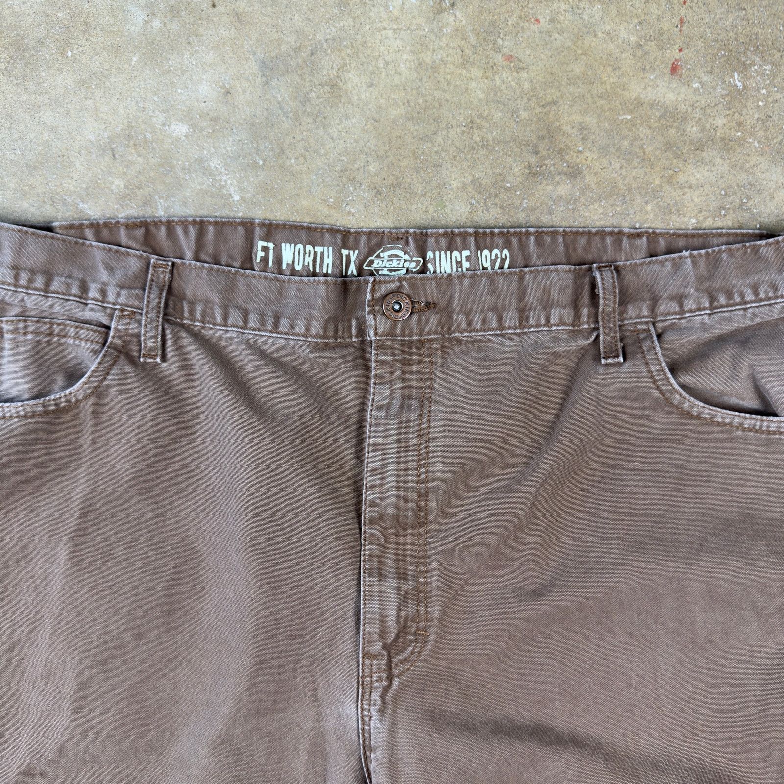 Dickies Dickies Carpenter Pants Men’s 40x32 Brown Workwear Relaxed Size US 41 - 3 Thumbnail