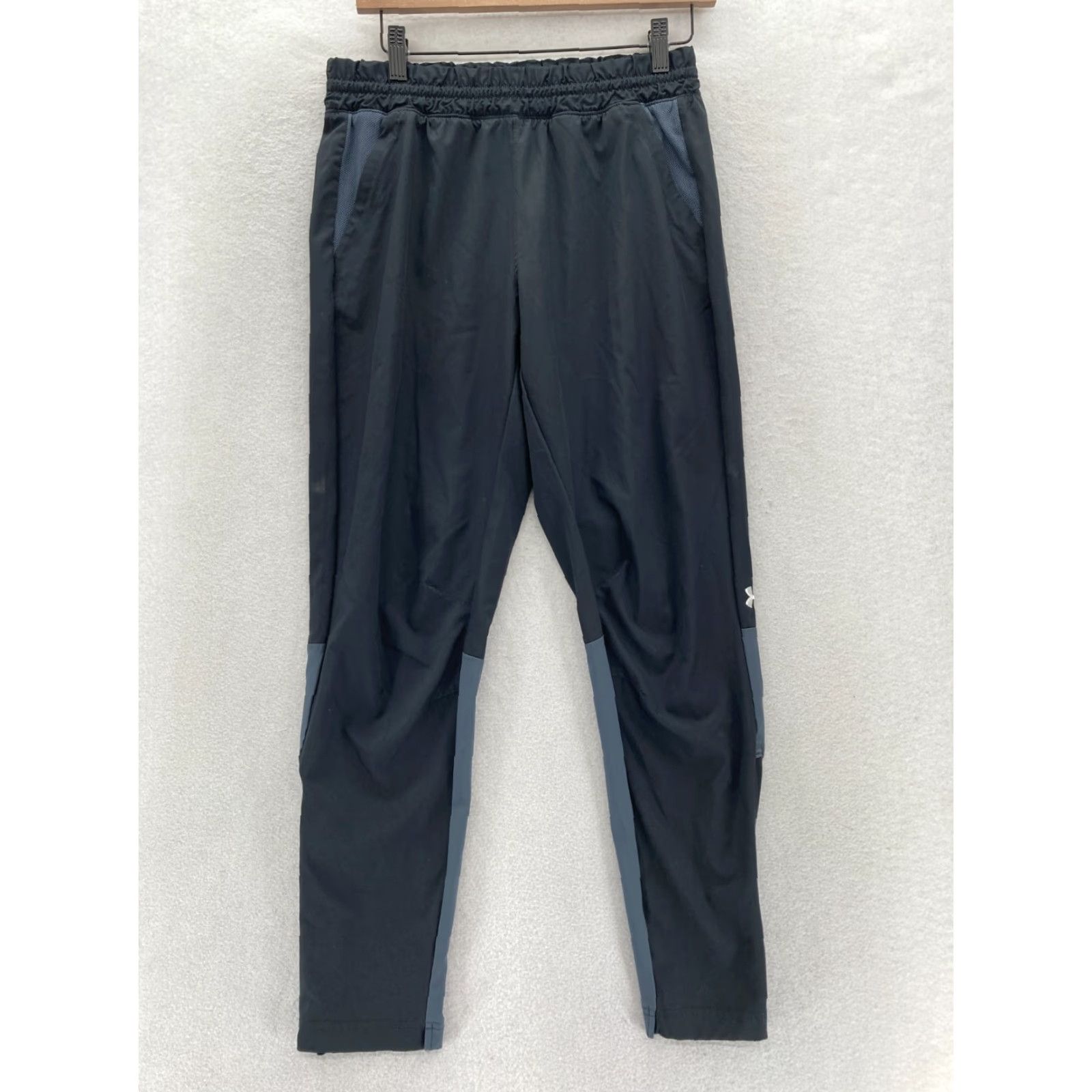 Under Armour Under Armour Squad Warm Up Jogger Pants Mens Small Black Performance Stretch Gym Size US 29 - 2 Thumbnail