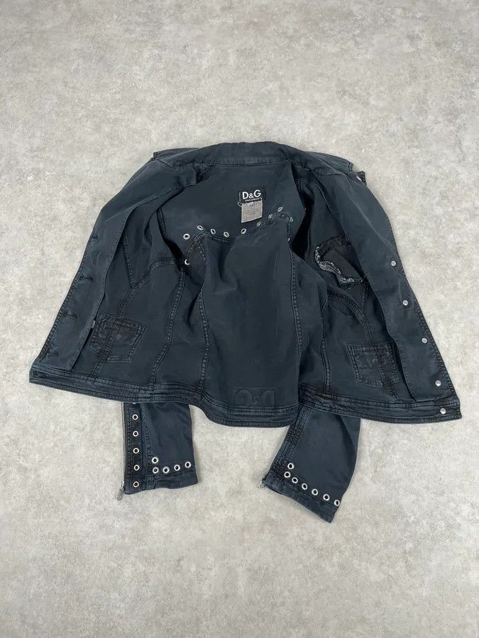 Dolce & Gabbana SS2004 Dolce & Gabbana Black Eyeled Jacket Size S / US 4 / IT 40 - 7 Thumbnail