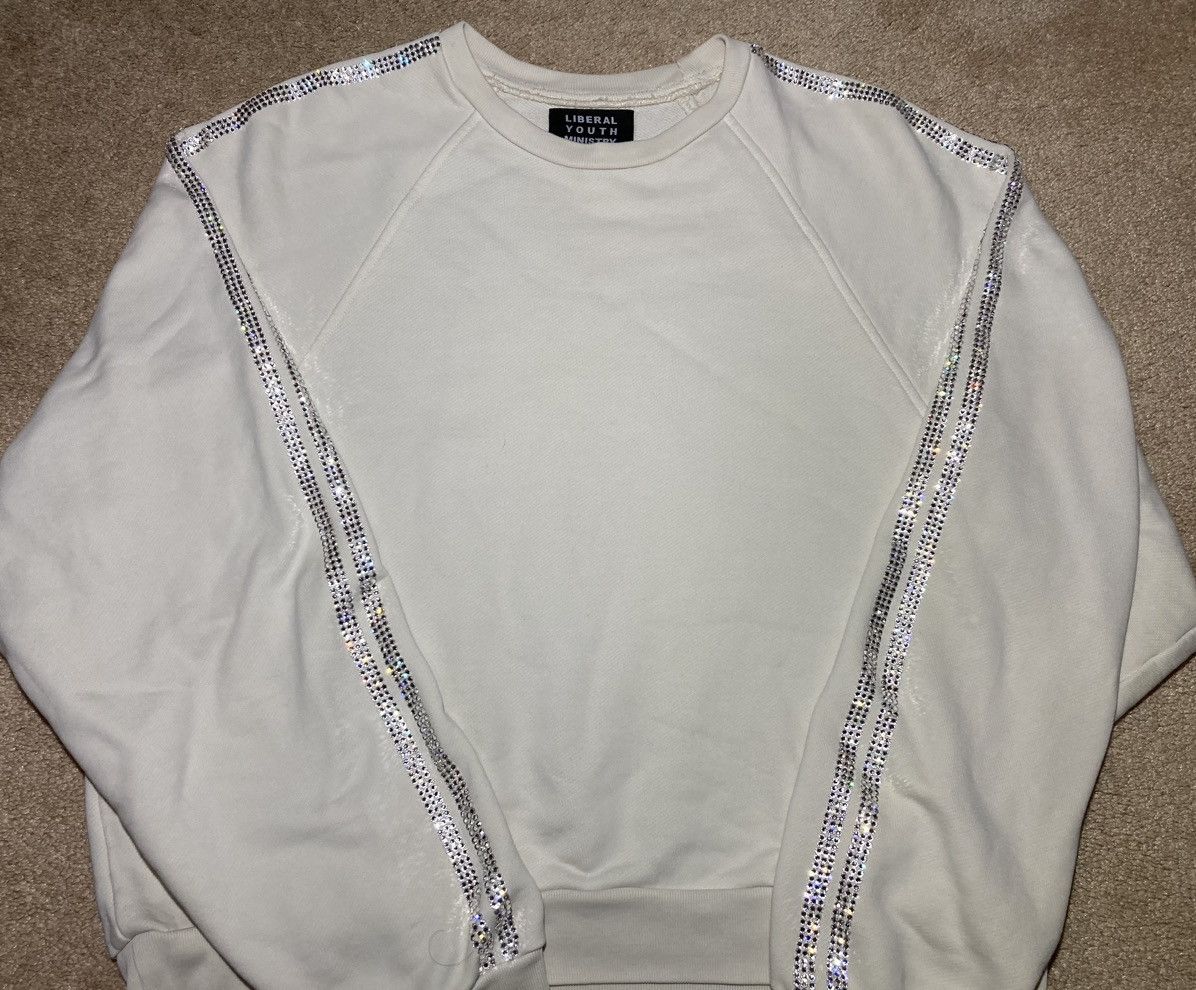 Liberal Youth Ministry FW21 Liberal Youth Ministry Crystal Jewel Sweatshirt M 2021 Size US M / EU 48-50 / 2 - 1 Thumbnail