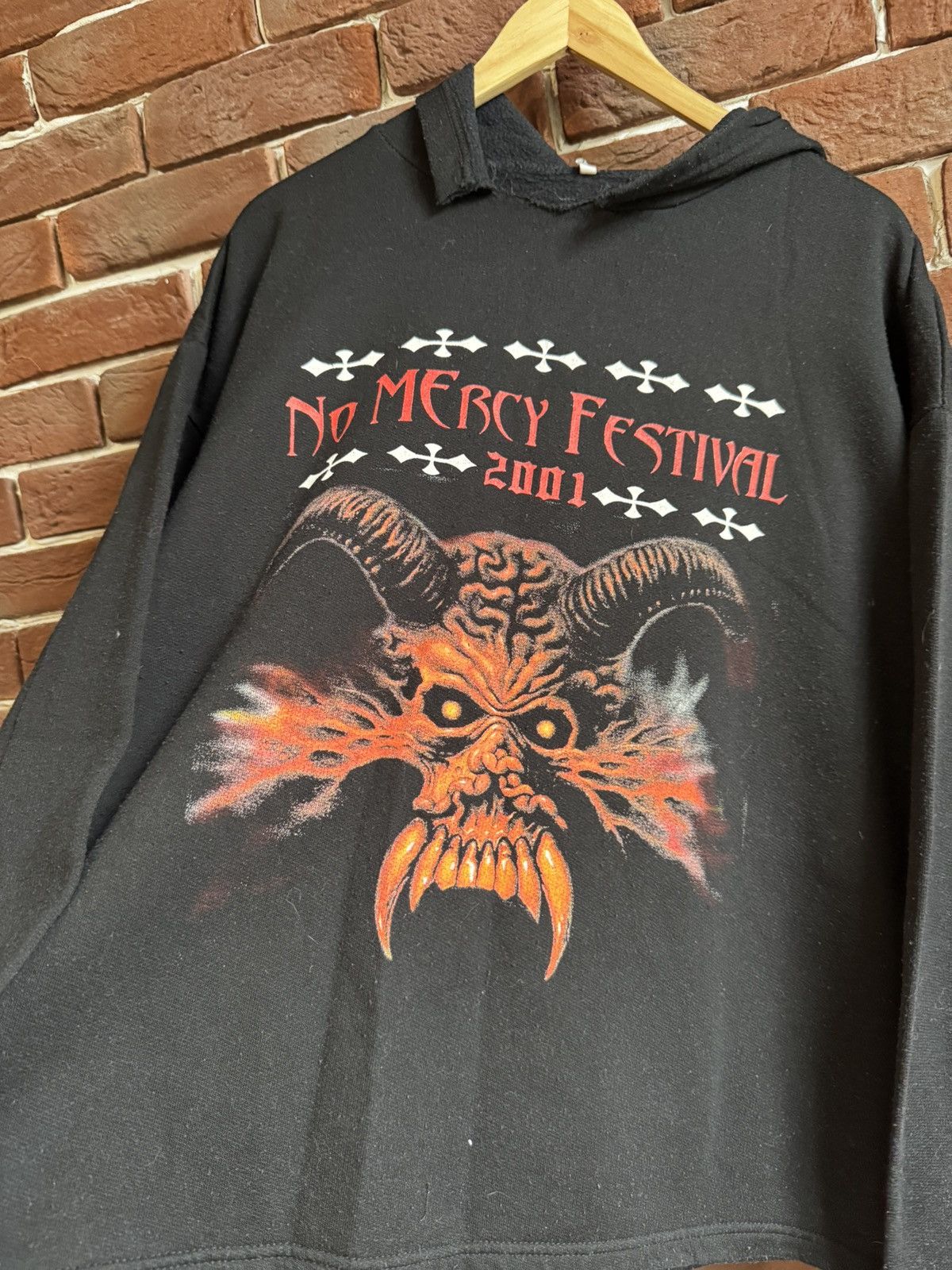 Band Tees Vintage 2001 No Mercy Festival Rare Metal Band hoodie Size US L / EU 52-54 / 3 - 4 Thumbnail