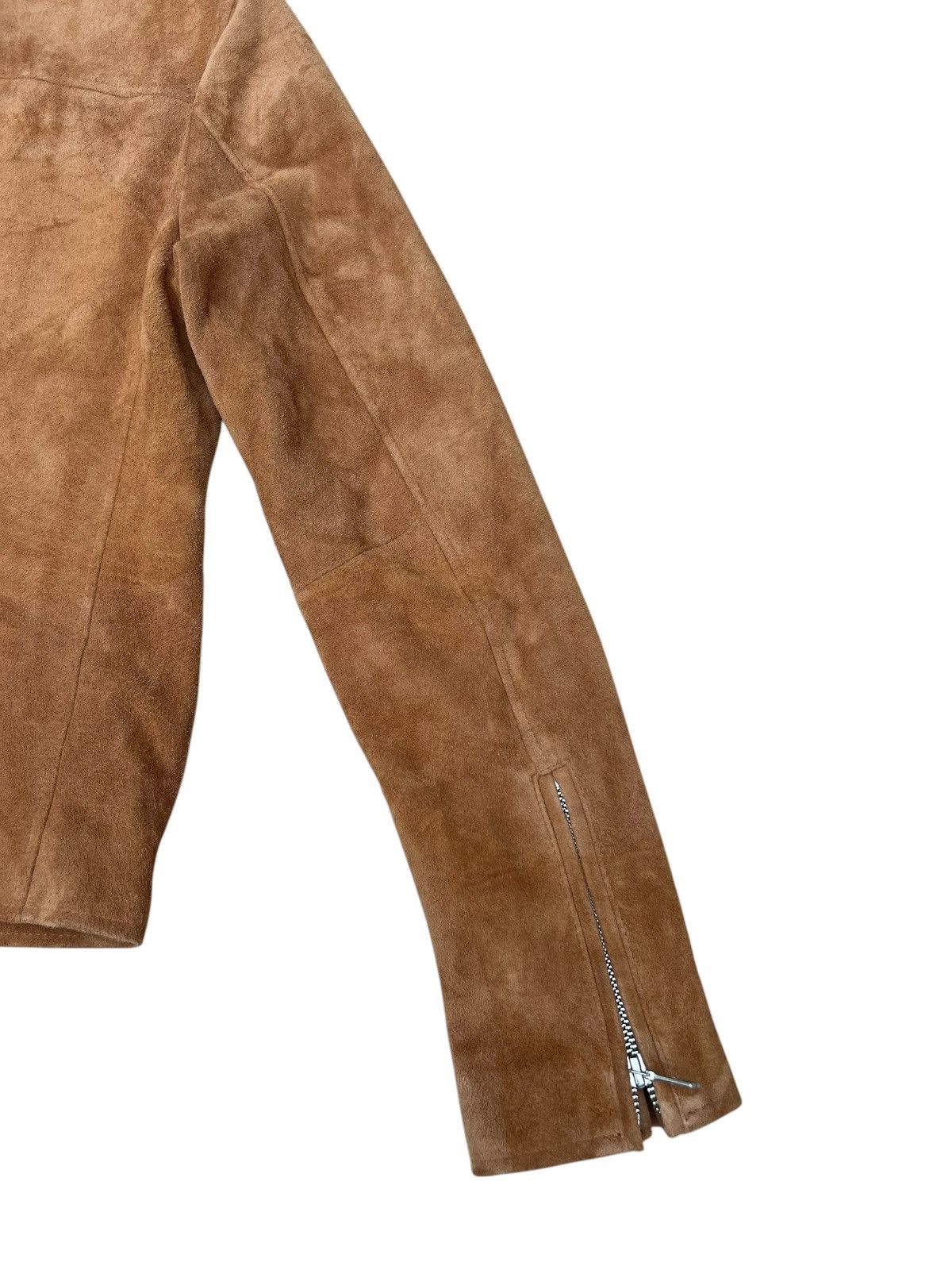 Ciaopanic Ciaopanic Japan Goatskin Suede Leather Slim Racer Jacket Size US M / EU 48-50 / 2 - 22 Thumbnail