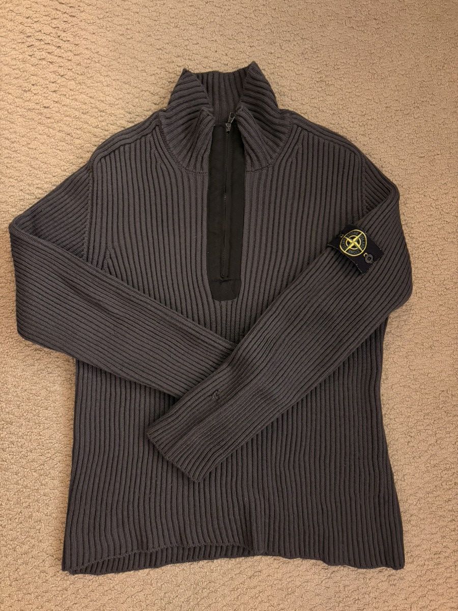 Stone Island Stone Island Vintage Cable Knit Size US XL / EU 56 / 4 - 1 Thumbnail