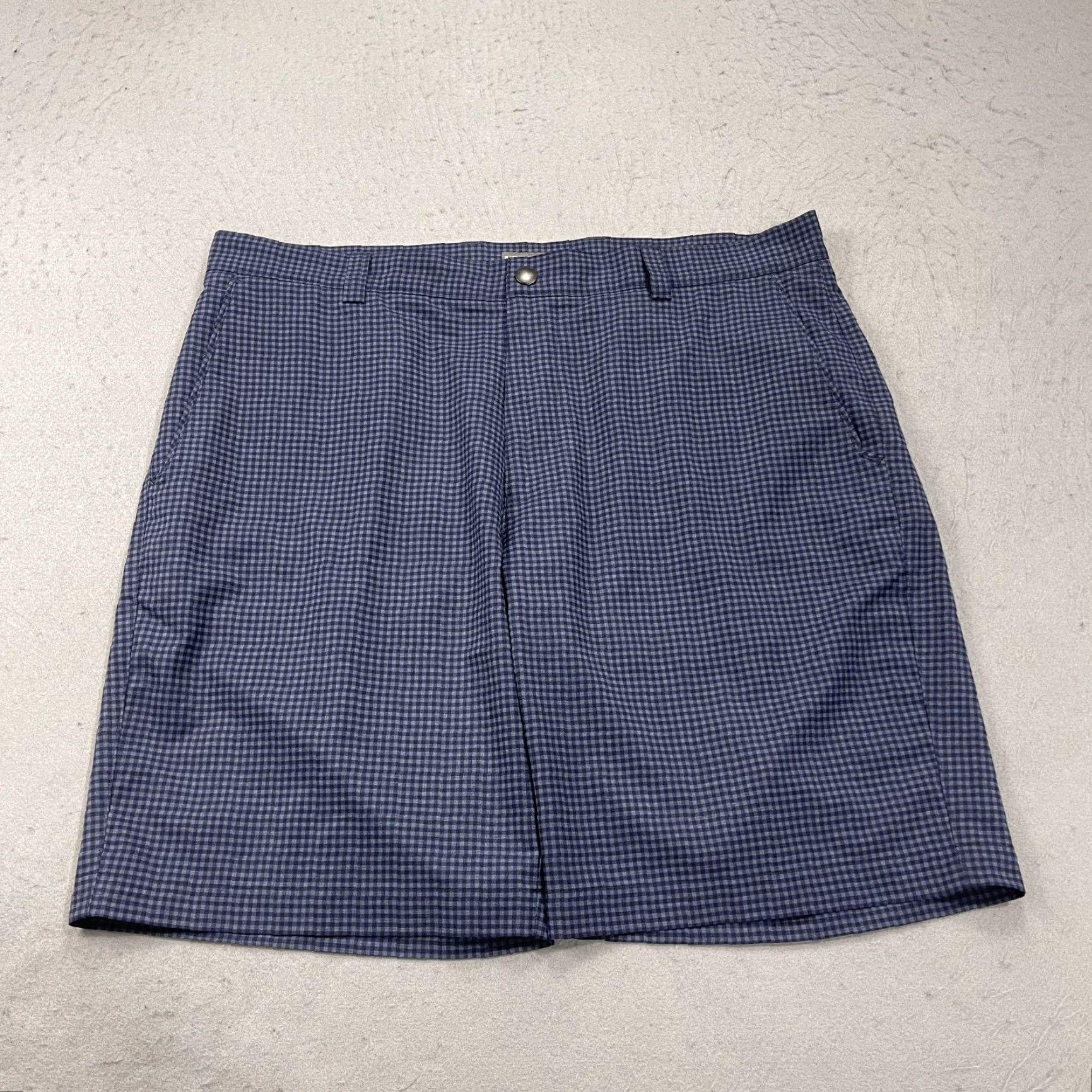 Peter Millar Peter Millar Shorts Mens 35 Blue Khaki Shackleford Performance Hybrid Golf Chino Shirt? Size US 35 - 2 Thumbnail