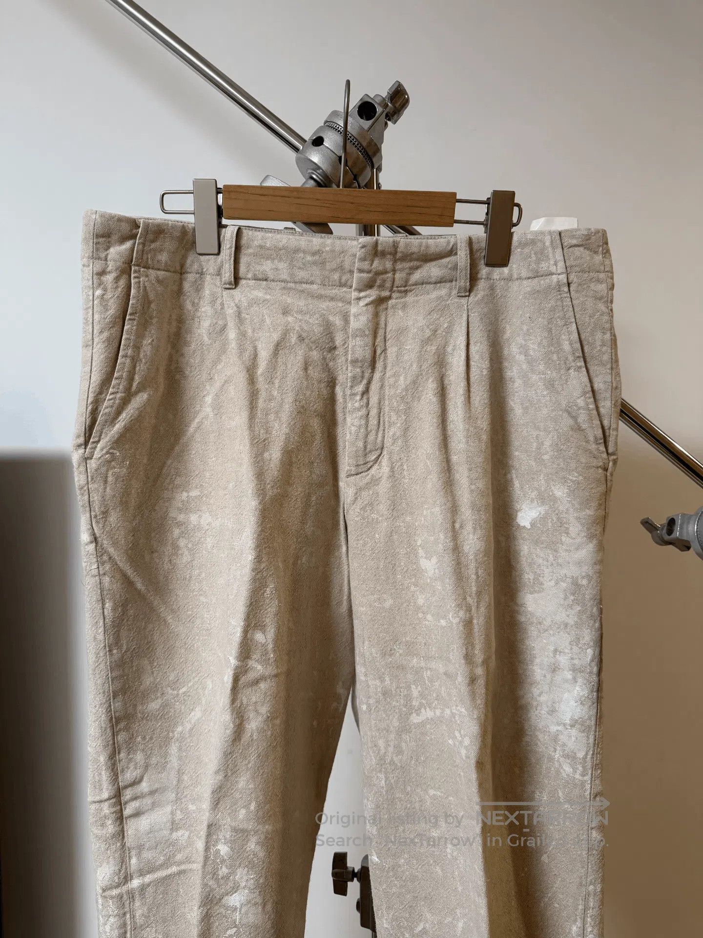 Our Legacy Our Legacy Borrowed Chino White Splatter. Size US 32 / EU 48 - 2 Thumbnail