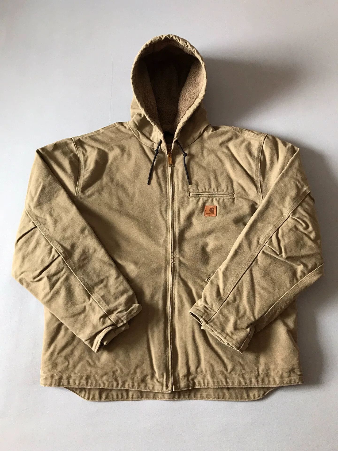 Carhartt Carhartt J141 Hooded Canvas Jacket Size US XL / EU 56 / 4 - 1 Thumbnail