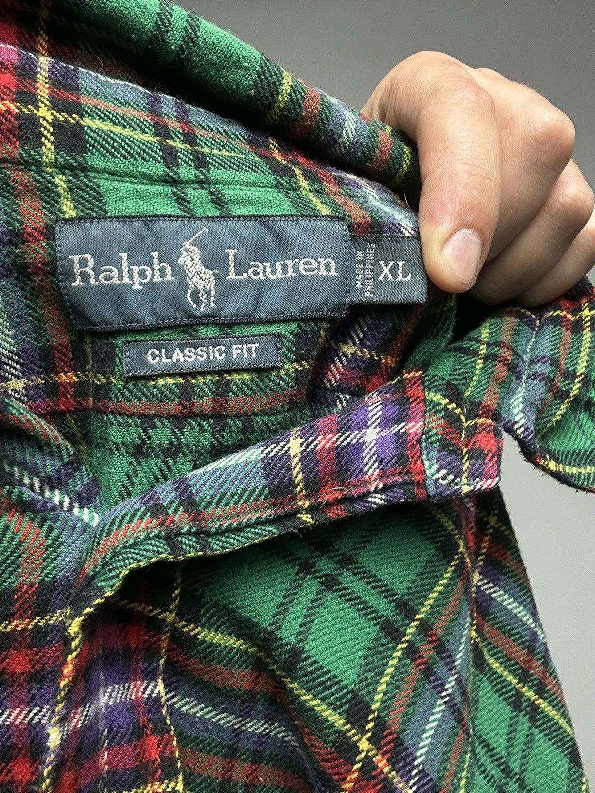 Ralph Lauren Ralph Lauren Vintage Shirt Button Up Green Size US XL / EU 56 / 4 - 6 Thumbnail