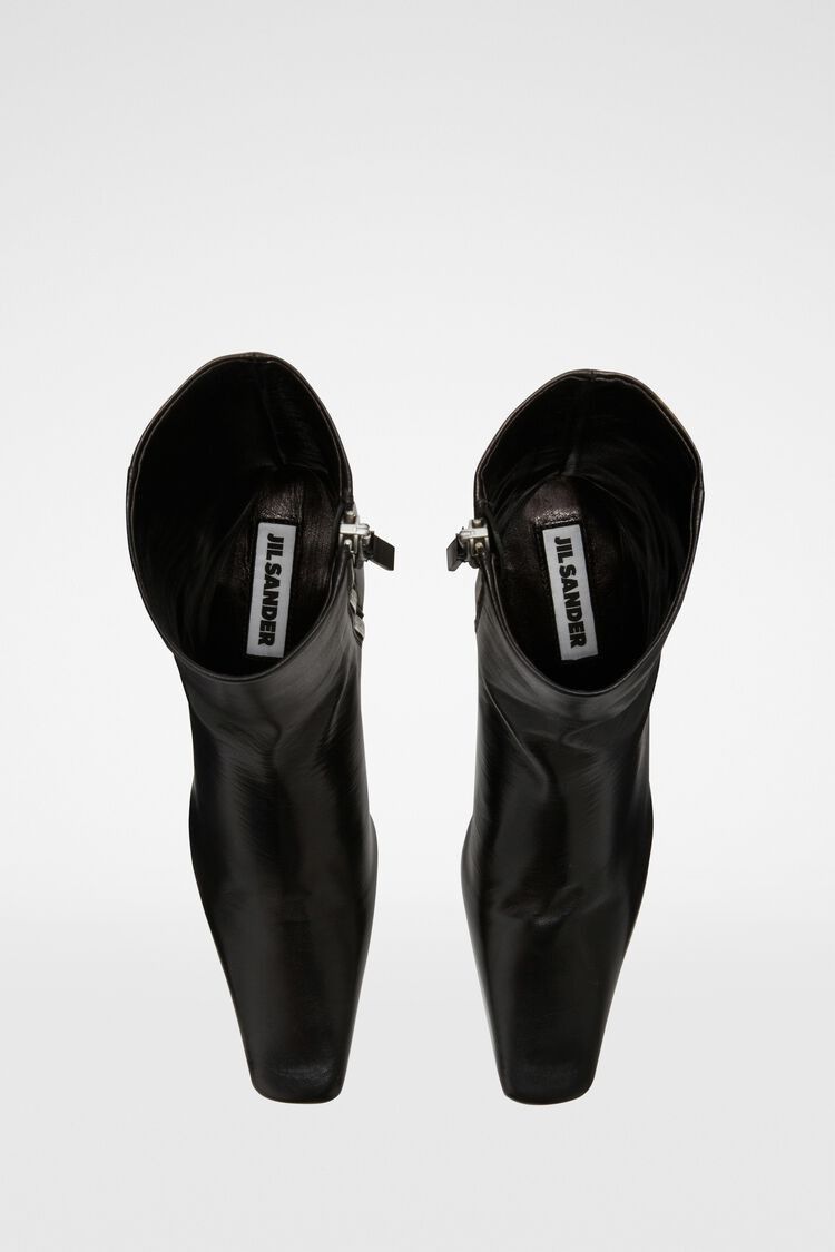 Jil Sander o1y1025 Ankle Boots in Black Size US 8 / IT 38 - 4 Thumbnail