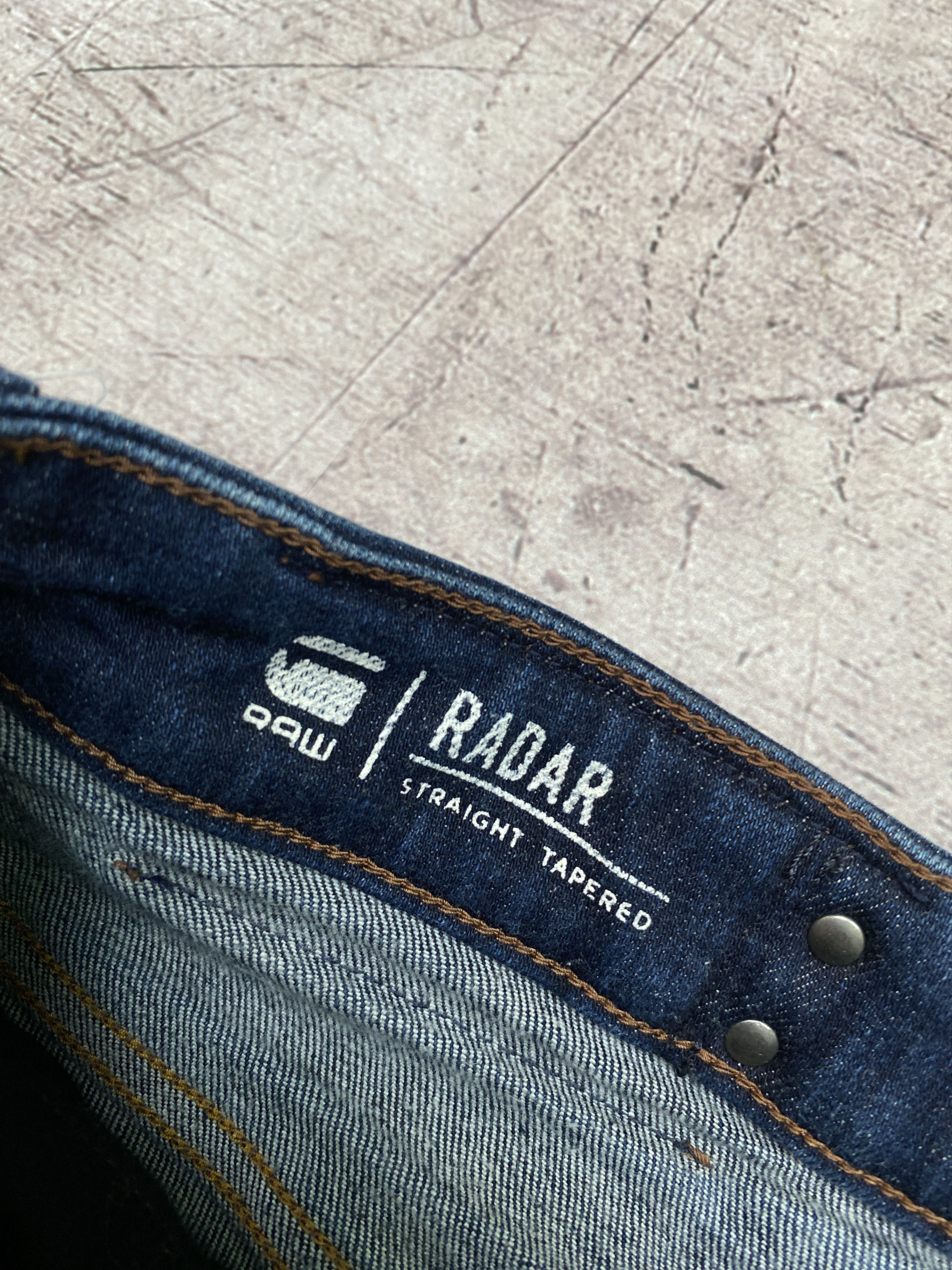 G-Star G Star Raw Mens Radar Straight Denim Pants Jeans Size US 32 / EU 48 - 4 Thumbnail