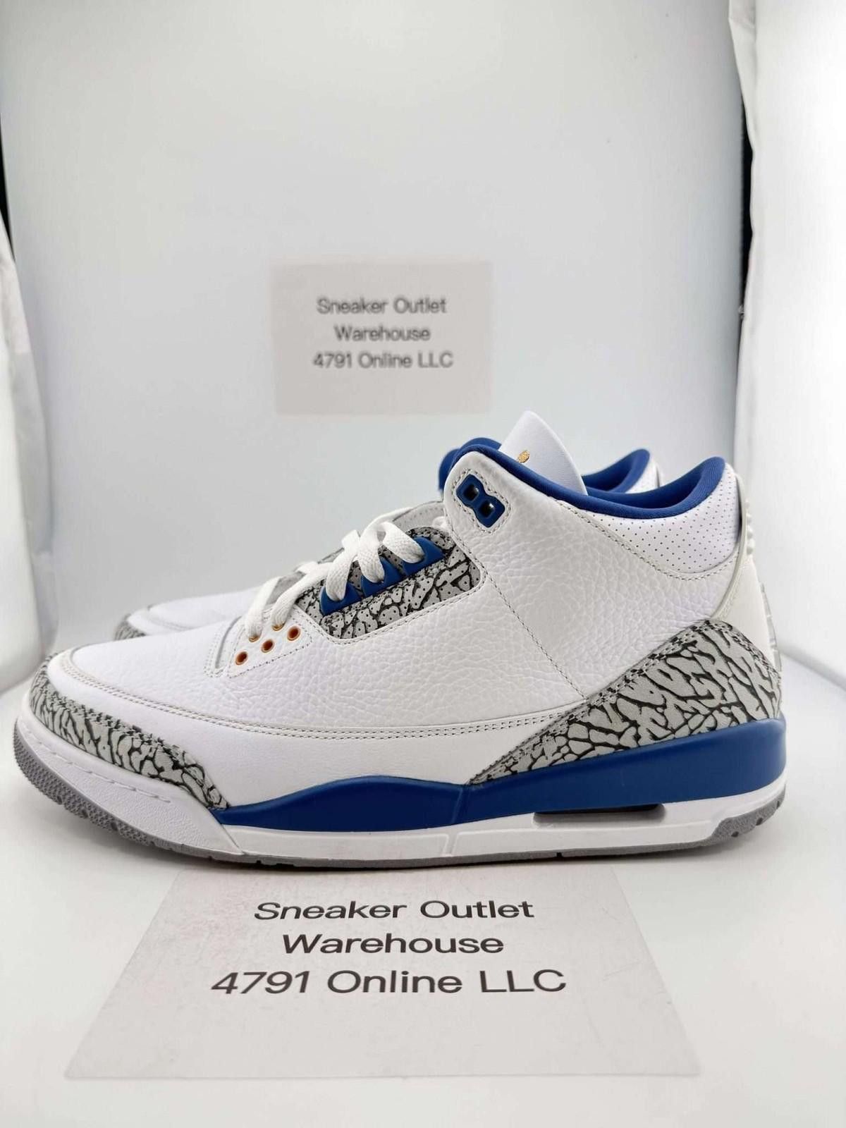 Jordan 3 Wizard White/Metallic Copper 11.5 Used OG Box
