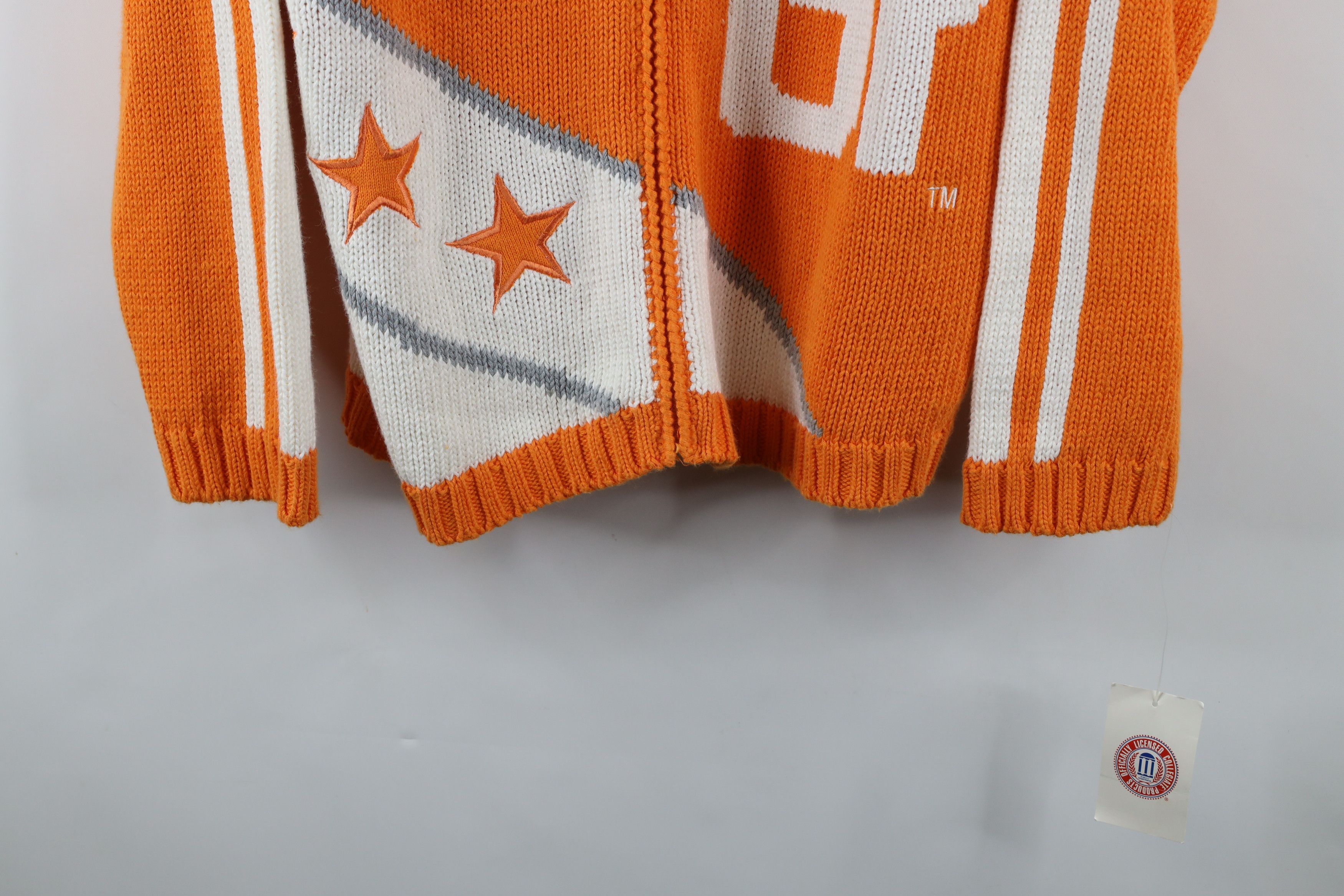 Vintage Deadstock Vintage 90s Tennessee Football Cardigan Sweater Size XL / US 12-14 / IT 48-50 - 4 Thumbnail