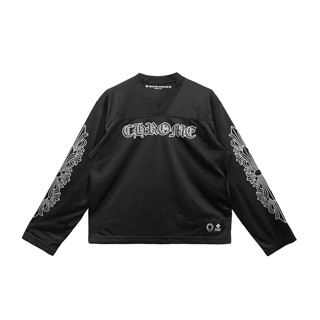 Chrome Hearts Chrome Hearts Black Script Logo Long Sleeve
