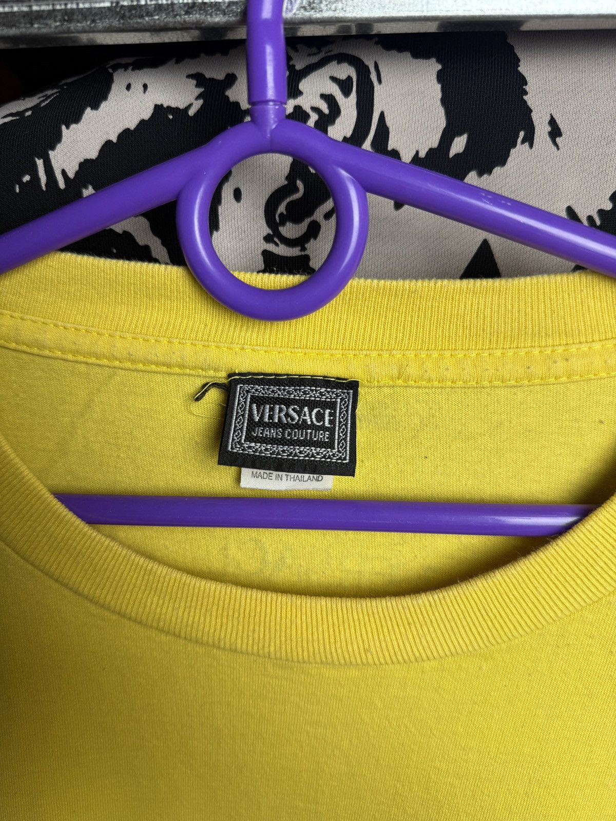 Versace Versace vintage Medusa tee big logo stripes Size US XXL / EU 58 / 5 - 6 Thumbnail