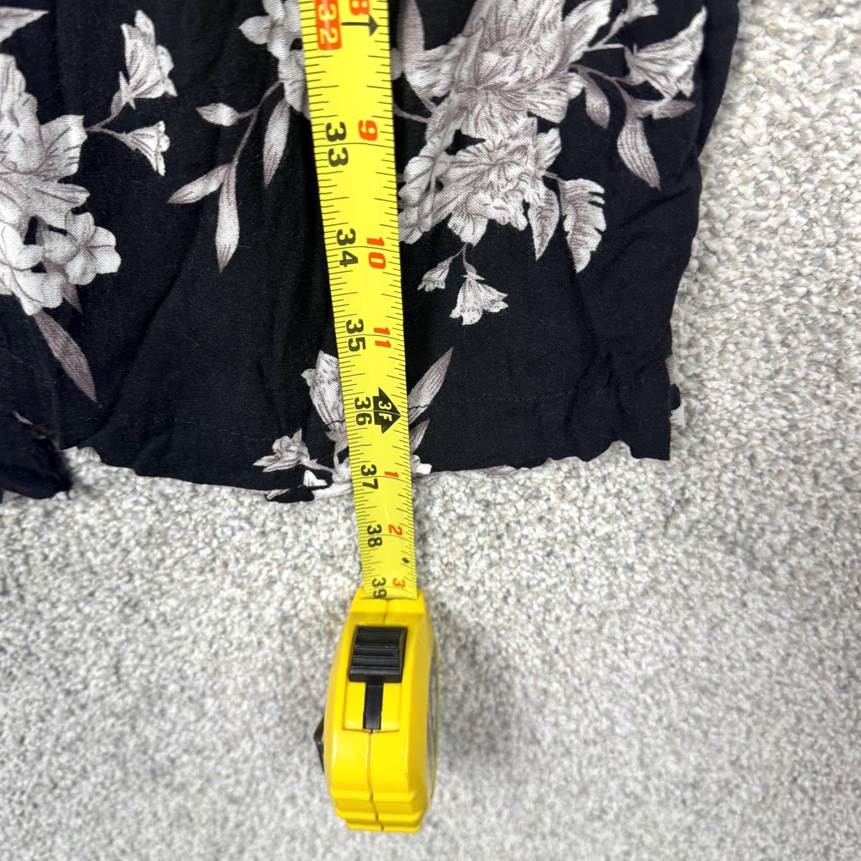 Spiritual Gangster Spiritual Gangster Blouse Kimono Womens One Size Black Floral Open Front Boho Shirt Size ONE SIZE - 3 Thumbnail
