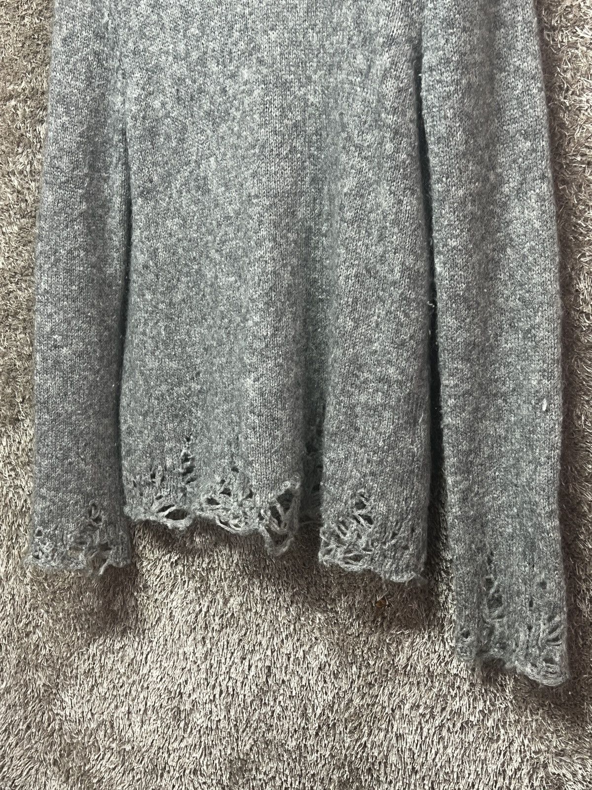 Number (N)ine 09AW Mohair Destroyed Grunge Knit Size US L / EU 52-54 / 3 - 5 Thumbnail