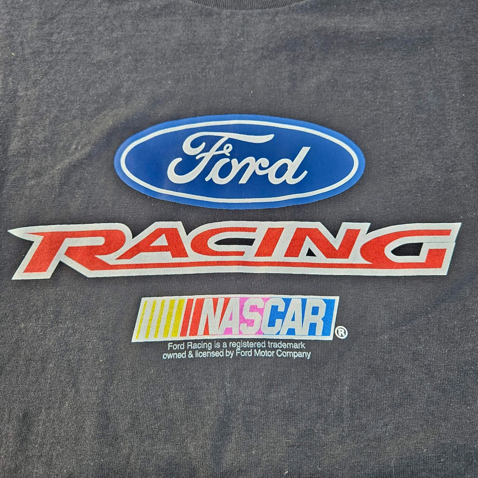 Fruit Of The Loom Vintage Ford Racing Nascar Shirt Size XL Y2K ERA Size US XL / EU 56 / 4 - 2 Thumbnail