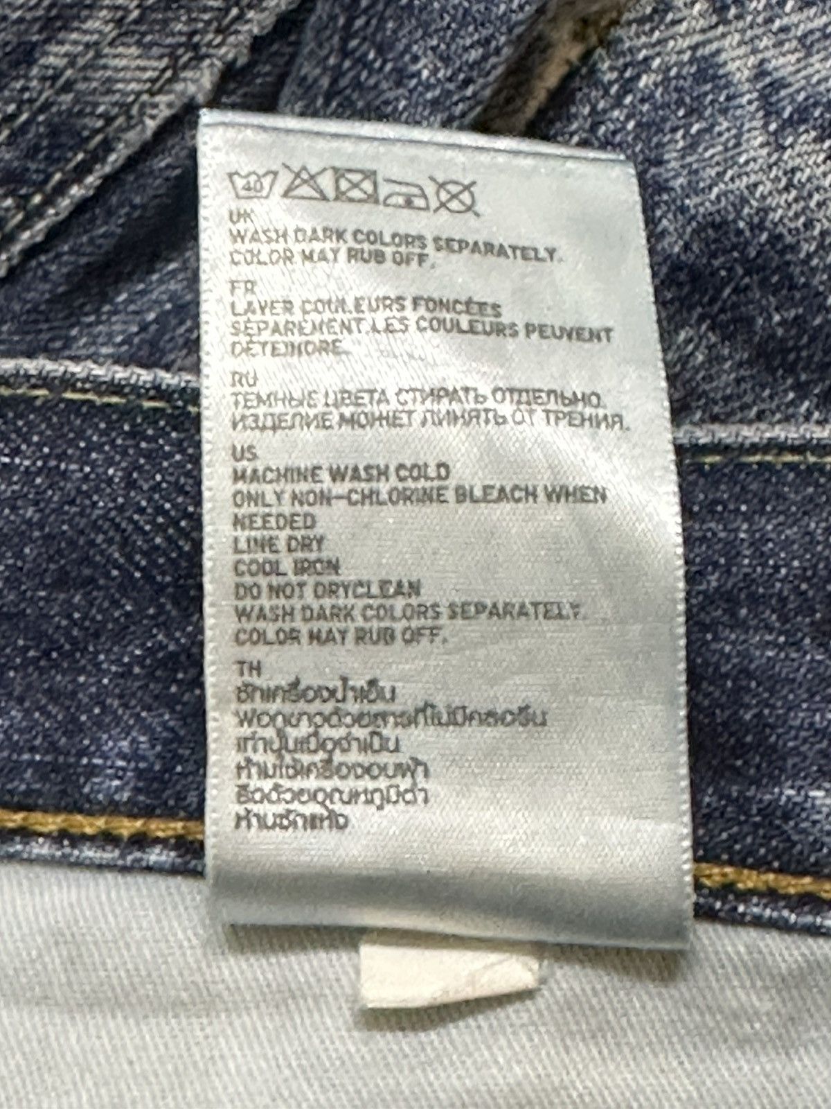 Uniqlo Vintage Japanese Uniqlo Blue Faded Wash Style Jeans Size US 34 / EU 50 - 11 Thumbnail