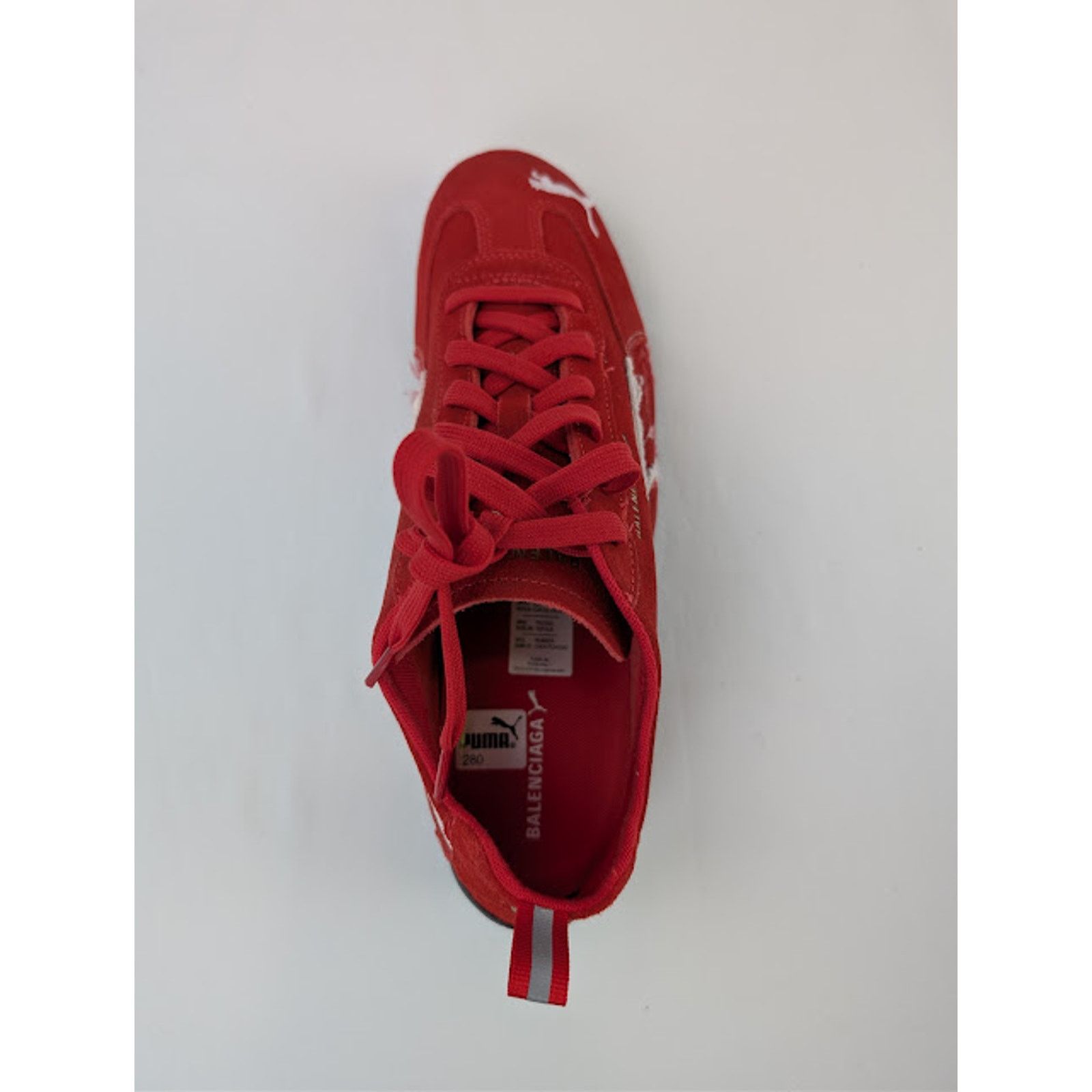 Balenciaga × Puma o1rshd1 Q:2 / Speedcat Destroyed Low Top Sneaker in Red Size US 12 / EU 45 - 17 Thumbnail