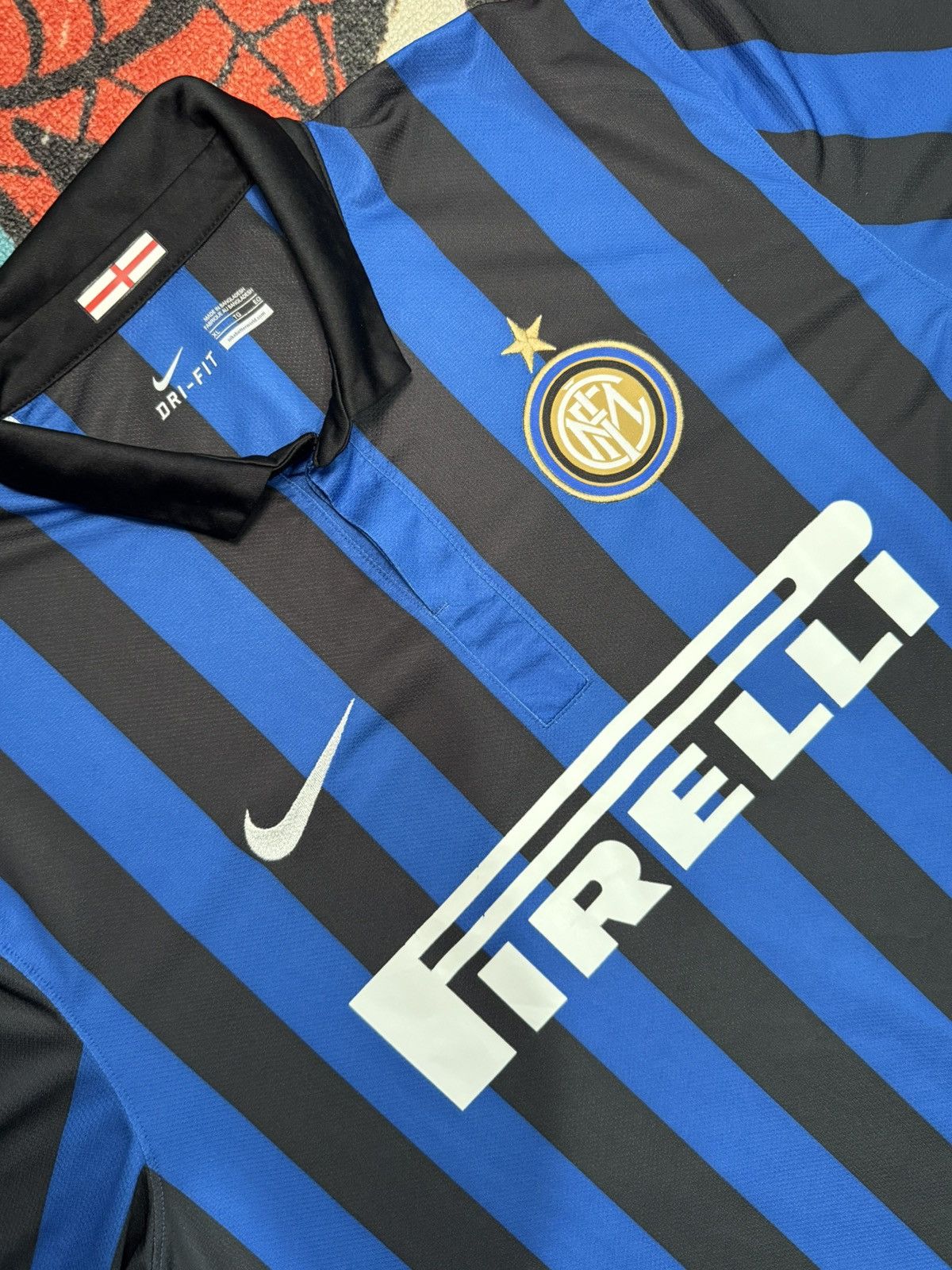 Nike Inter milan 2011/12 home jersey Size US XL / EU 56 / 4 - 3 Thumbnail