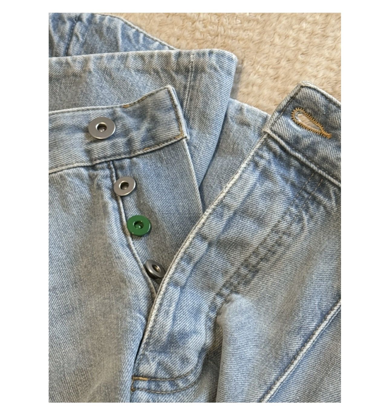 Bottega Veneta Curved light wash blue denim pants Size US 29 - 7 Thumbnail