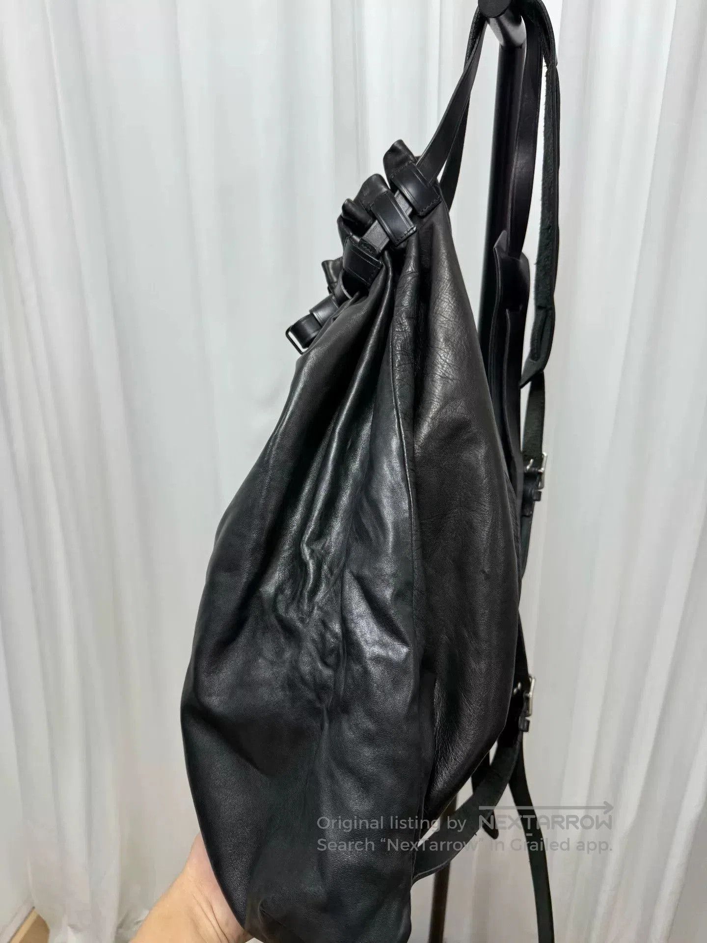 Yohji Yamamoto yohji yamamoto leather backpack for men. Size ONE SIZE - 3 Thumbnail
