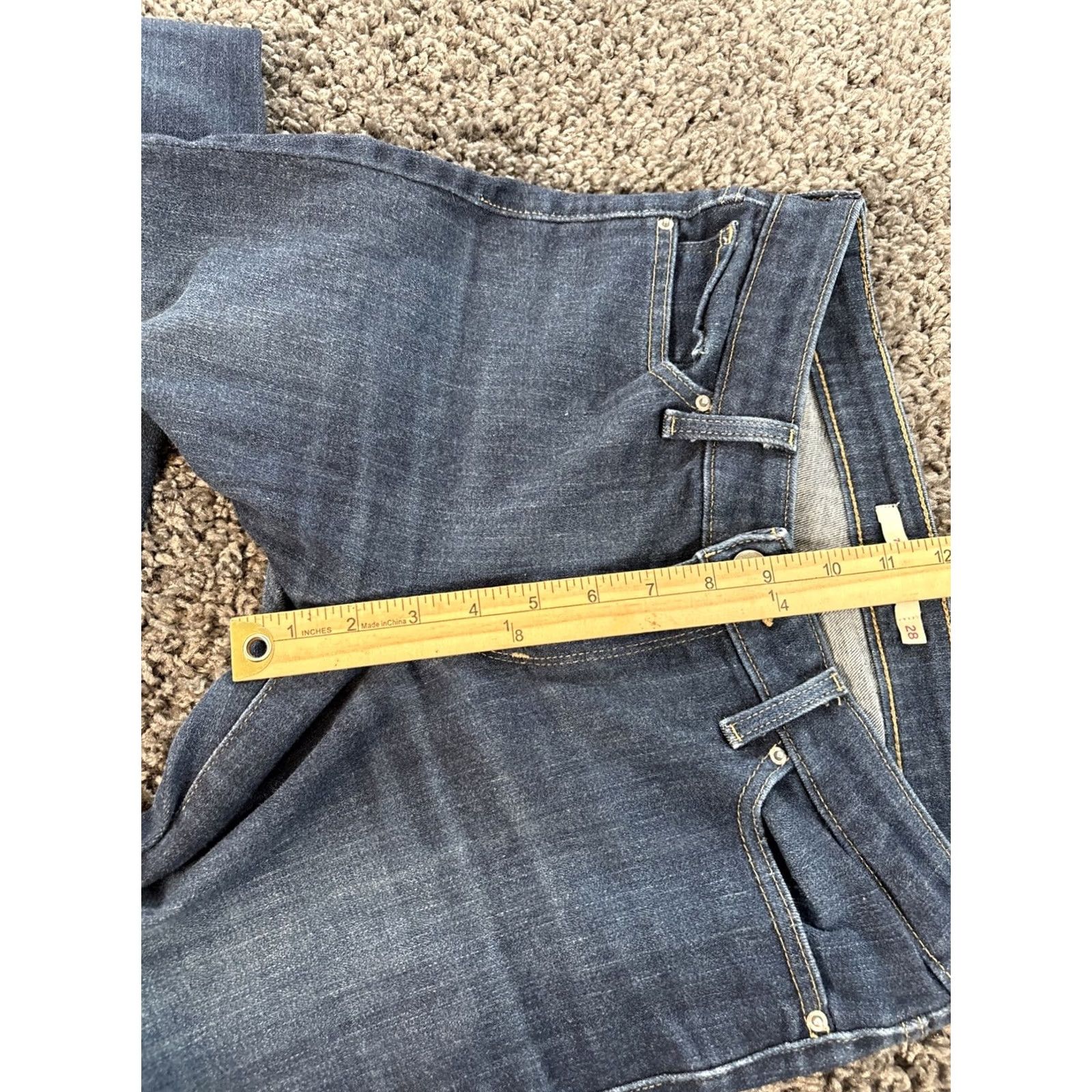 Levi's Levi's Jeans Womens Size 28x31 Bootcut Denim Dark Wash 715 Stretch Blue Size 28" / US 6 / IT 42 - 5 Thumbnail