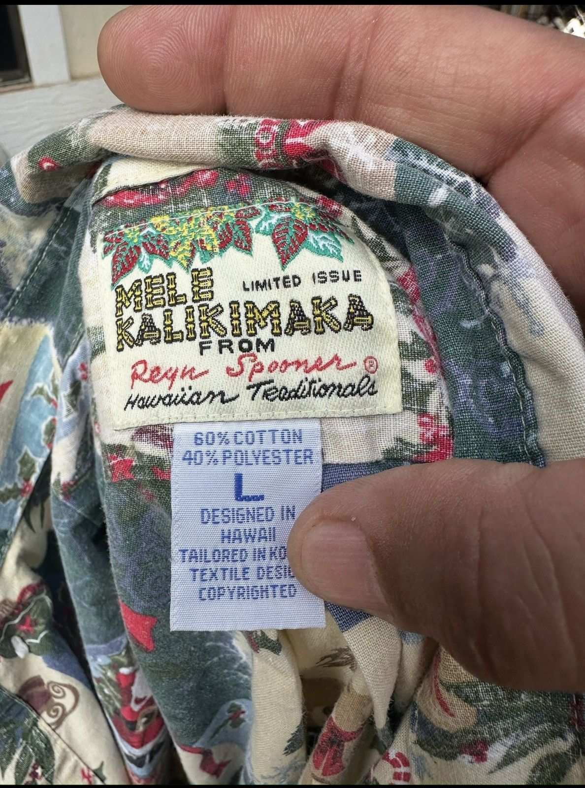 Reyn Spooner PreOwned Reyn Spooner Mele Kalikimaka Christmas Men's L Size US L / EU 52-54 / 3 - 4 Thumbnail