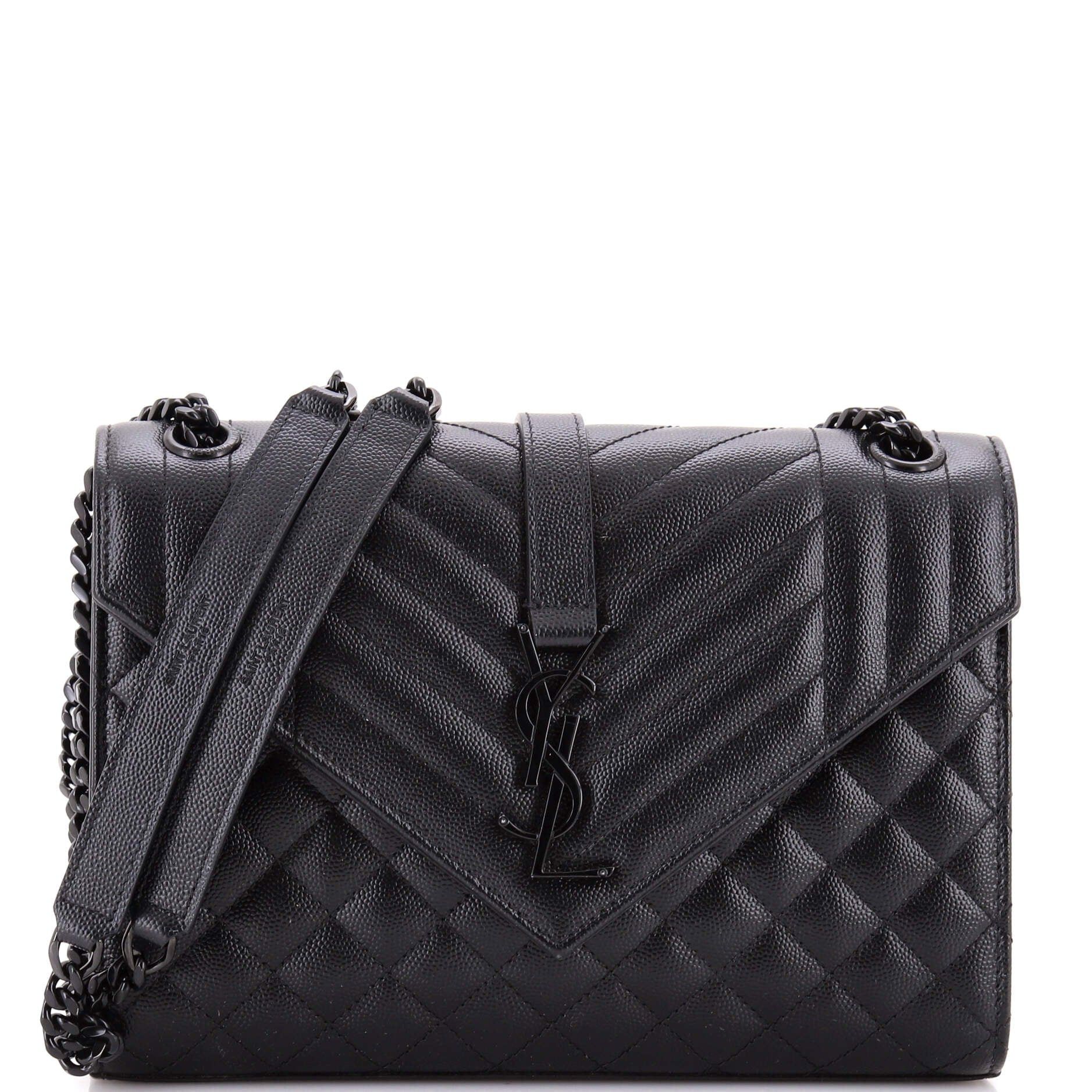 Saint Laurent Paris Classic Monogram Envelope Satchel Size ONE SIZE - 1 Thumbnail