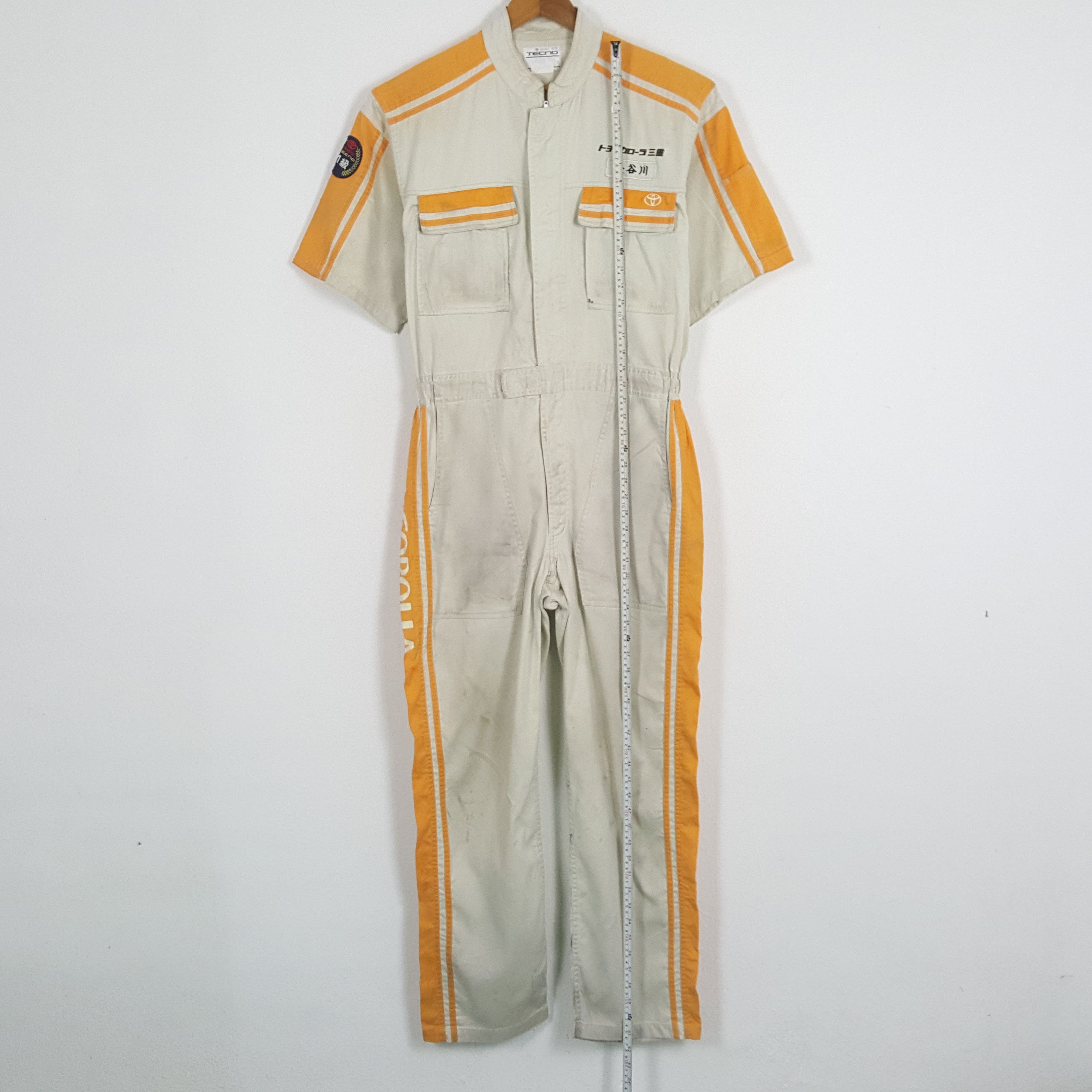 Vintage Vintage TOYOTO TECNO Japanese Racing Team Coverall Jacket Size US L / EU 52-54 / 3 - 7 Thumbnail