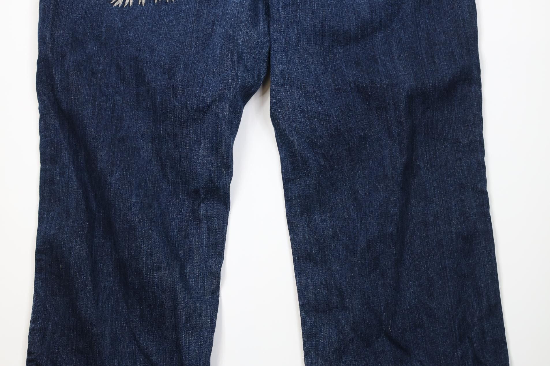 Vintage Vintage Y2K Streetwear Wide Leg Leaf Skateboard Denim Jeans Size US 40 / EU 56 - 12 Thumbnail